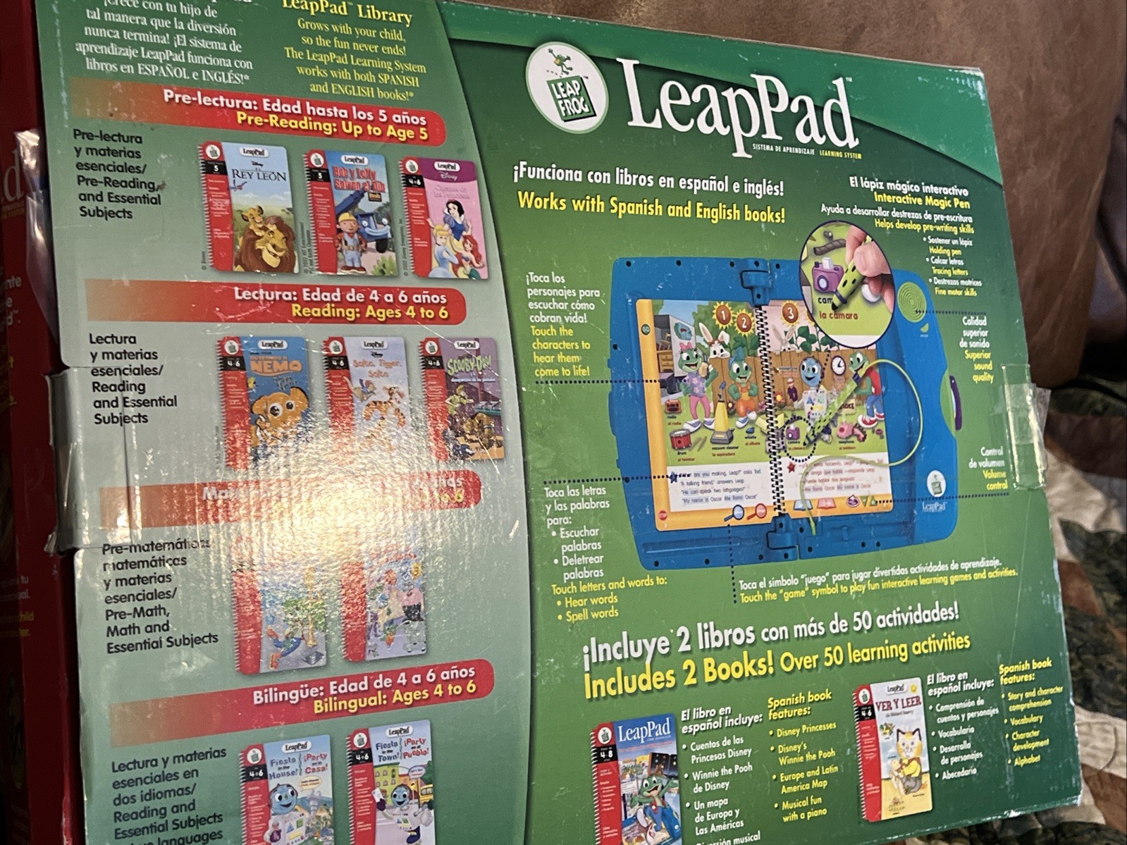 LeapFrog LeapPad Learning System- New! – Reading Phonics In English & SPANISH