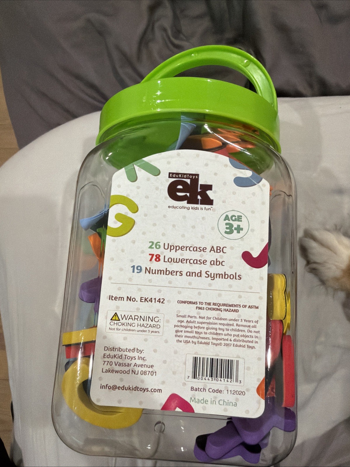 123 pieces Magnetic Letters And Numbers