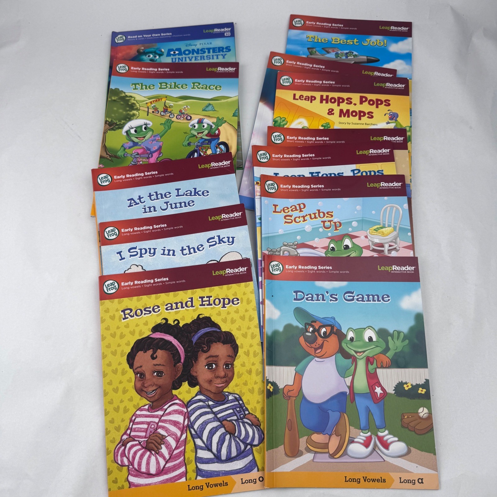 Leap Frog Leap Reader Books Lot of 12 Books Early Reading Series