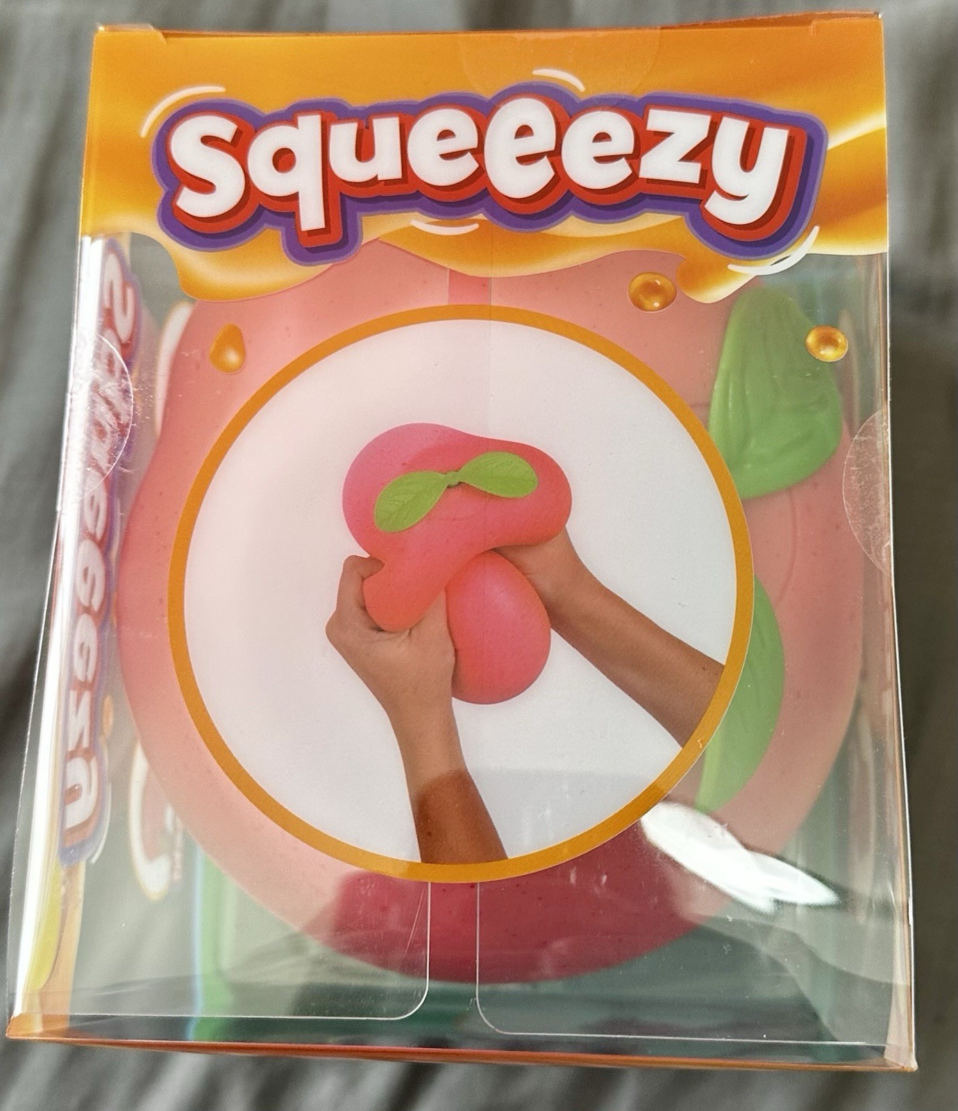 Sunny Days Jumbo Squeeezy Peach Squishy Toy 🍑 Stress Relief SHIPS FAST NEW