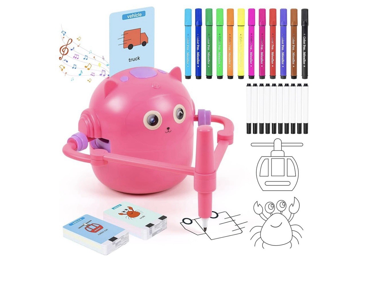 Smart Drawing Robot for Kids,Montessori Educational Painting Toy, Open Box