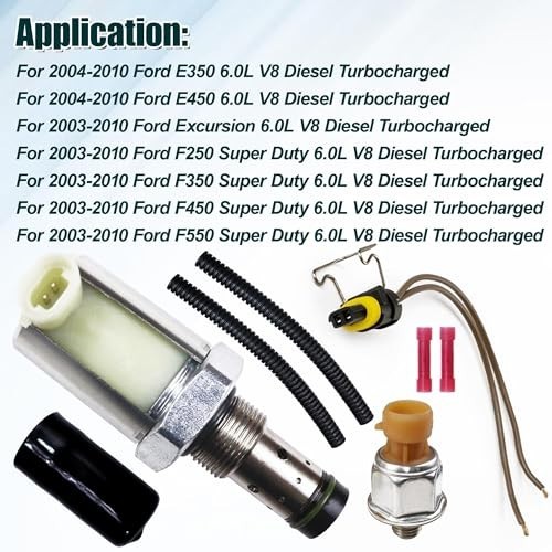 IPR Valve Injector Pressure Regulator & ICP Control Sensor for 6.0L Diesel Ford