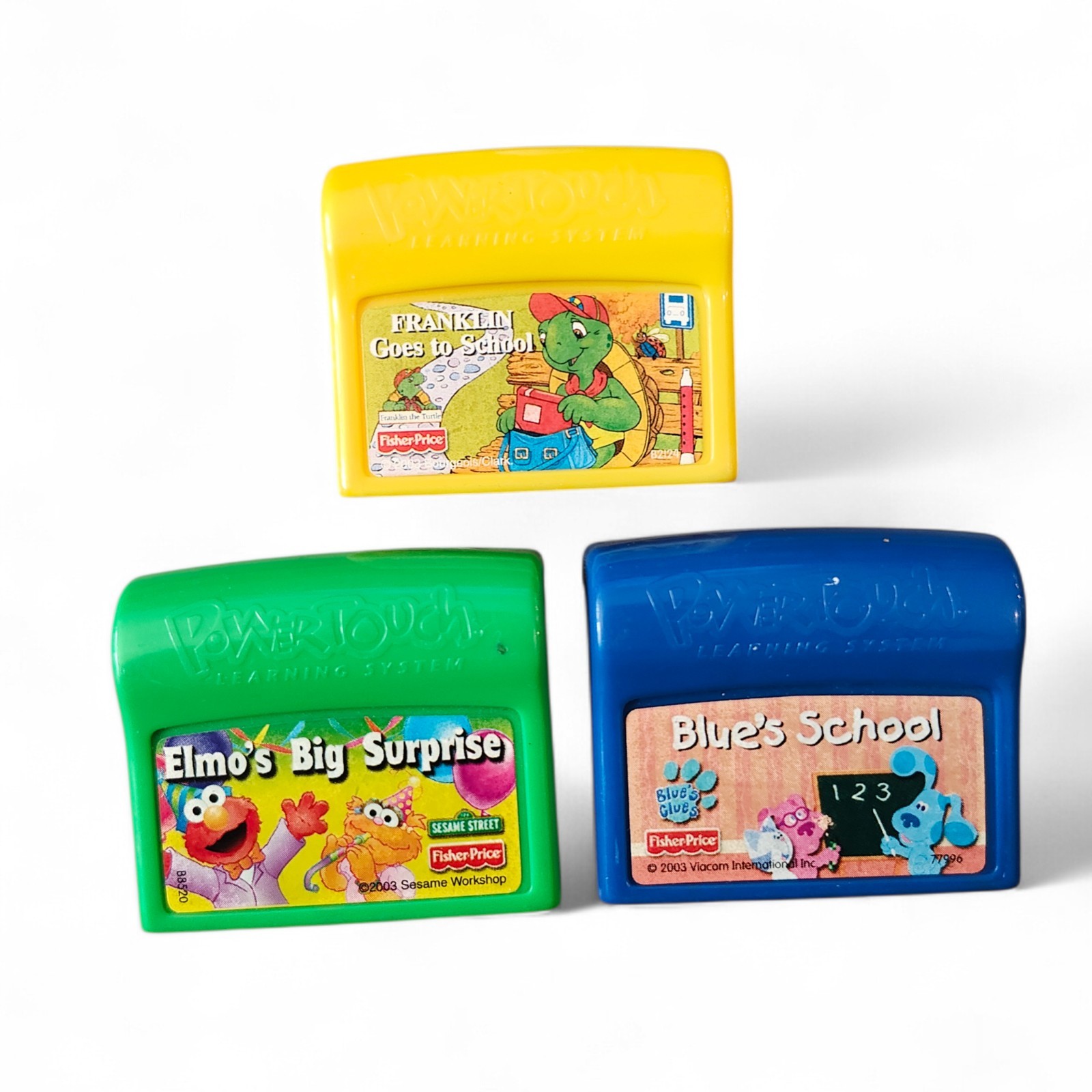 Fisher Price Power Touch Learning System Bundle 5 Books And Cartridges Works