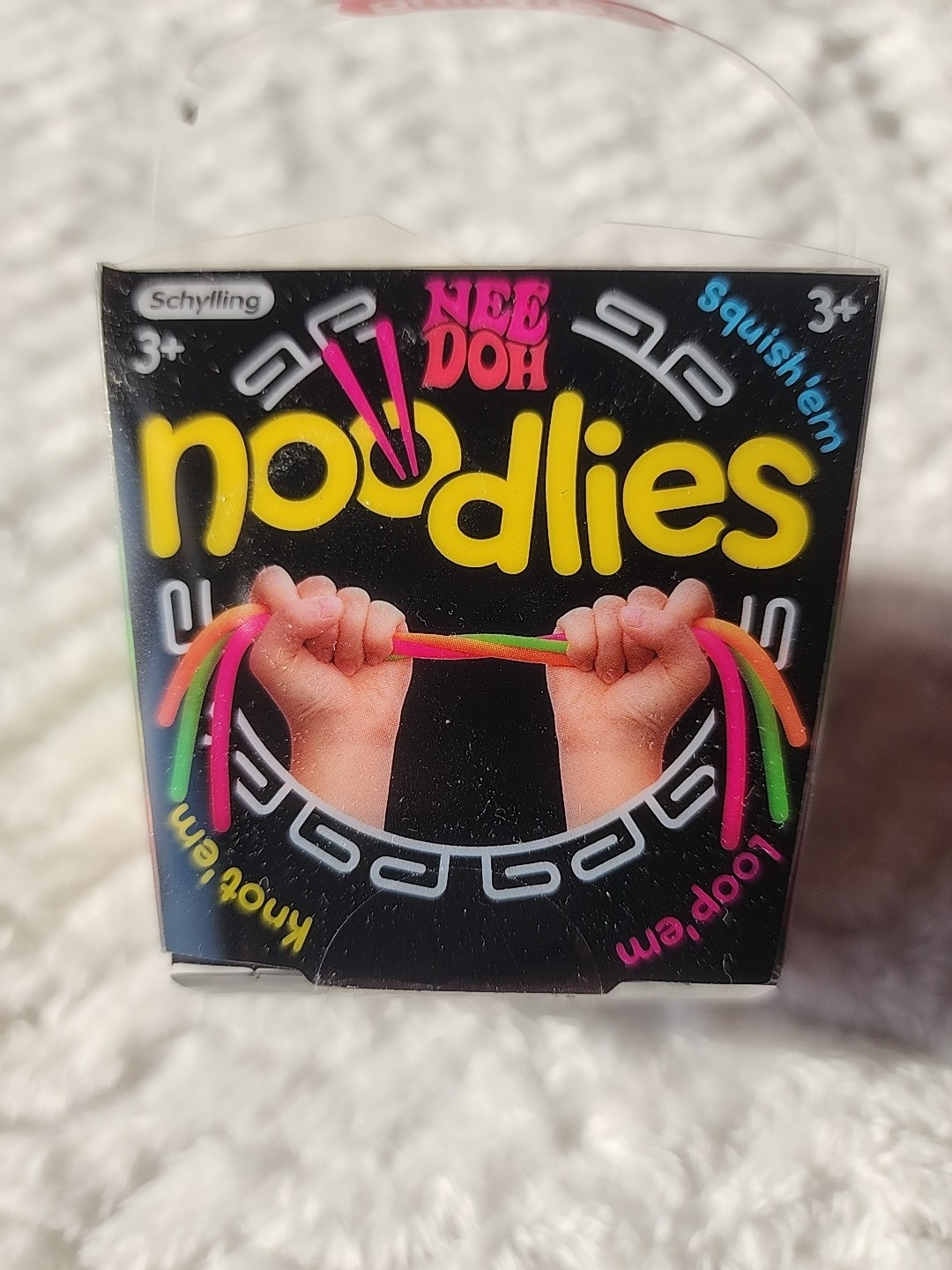 Schylling Nee Doh Noodlies 5 Stress Relief Noodles Needoh Squishy Toy New