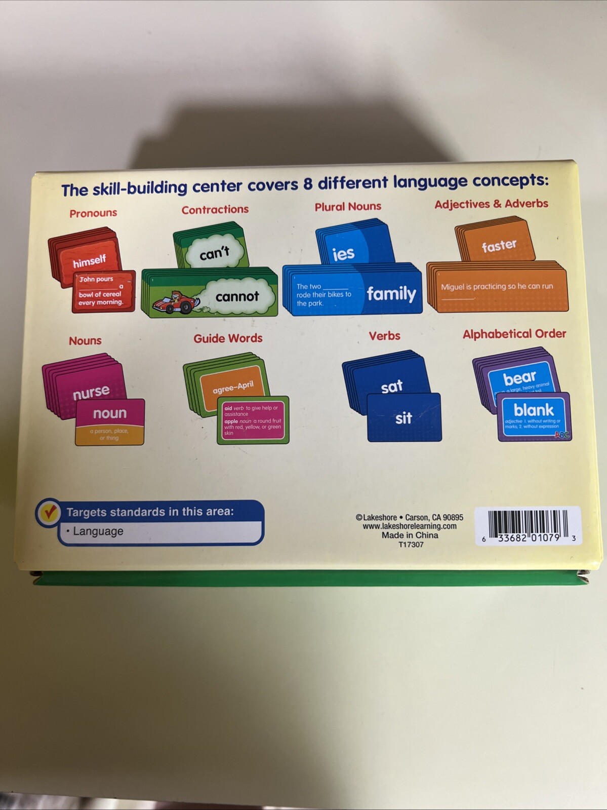 Lakeshore Language Skills Match & Sort Language Quickies Grades 2-3 #PP577 NEW