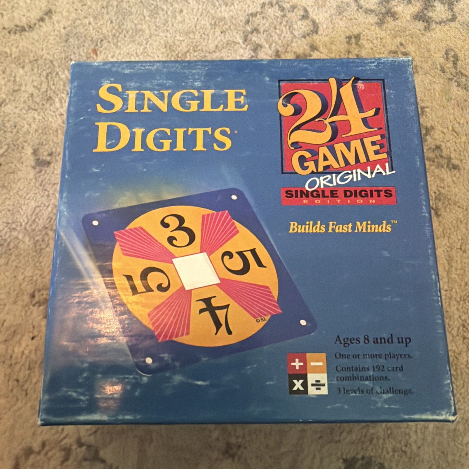SUNTEX International Single Digits 24 GAME Build Fast Minds Complete Fun Game
