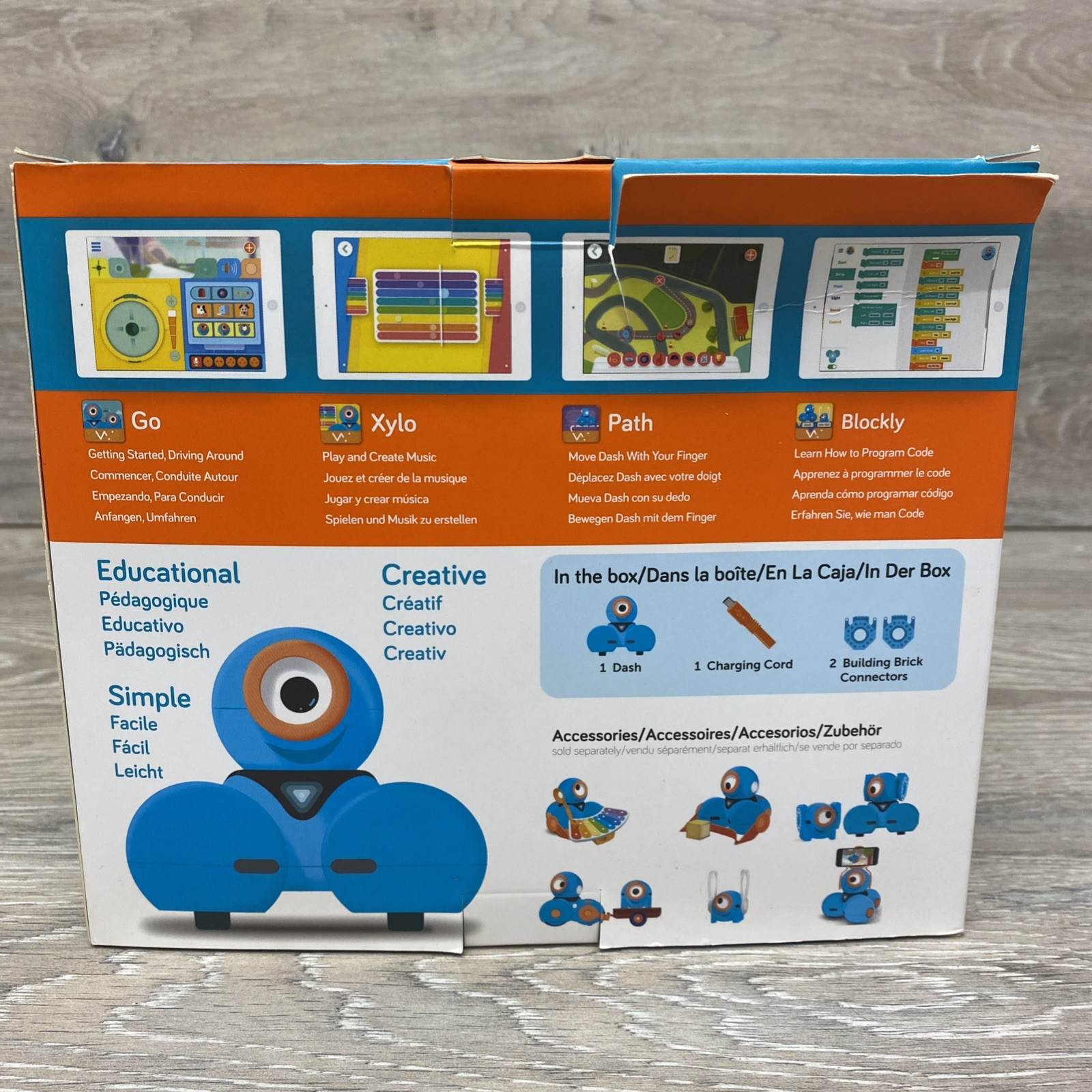 Wonder Workshop DASH DA01 Interactive Coding Robot STEM SEALED