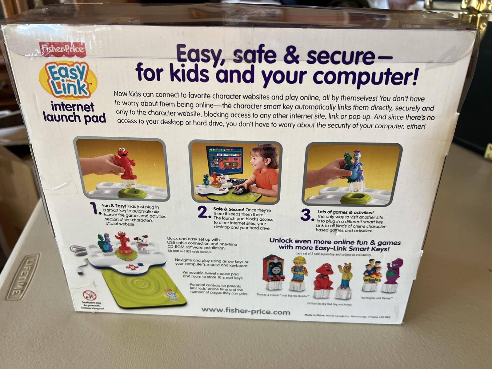 Fisher Price Easy Link Launch Pad Elmo Dragon Tales NEW