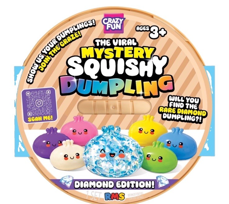 Presale Crazy Fun RMS DUMPLING Mystery Dumpling DIAMOND Squishy Ships 7-27-26