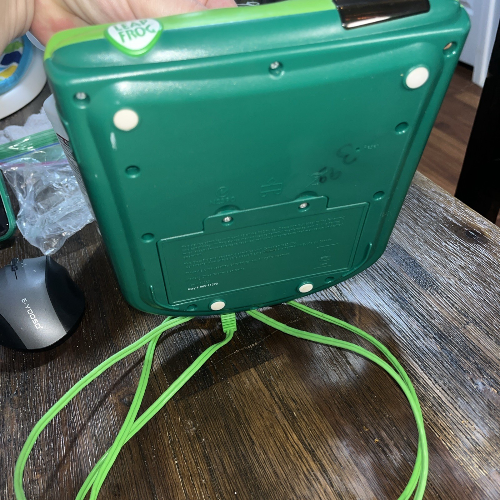 Leap Frog Click Start My First Computer Green – Console & 6 Click Starts