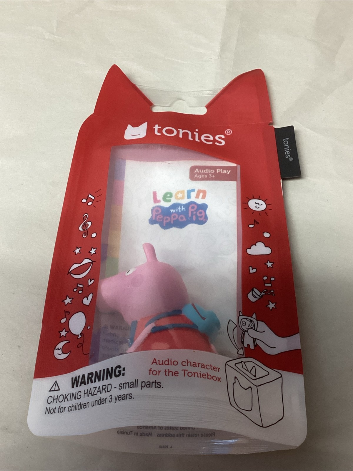 TONIES – Peppa Pig: Learn w/ Peppa Audio Play Character Kids Toy Figurine NEW