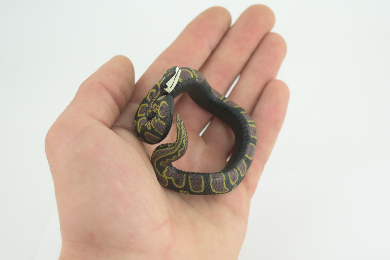 Python Snake Bracelet, Realistic Snake Wrist Band, Plastic, Gift, 3″ RI72 B663