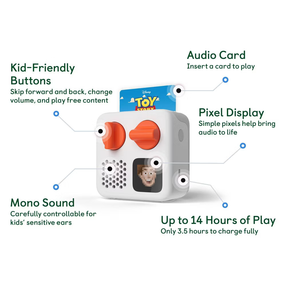Yoto Pixar Audio Collection (6 Card Pack): Learning System for Grades 1-6
