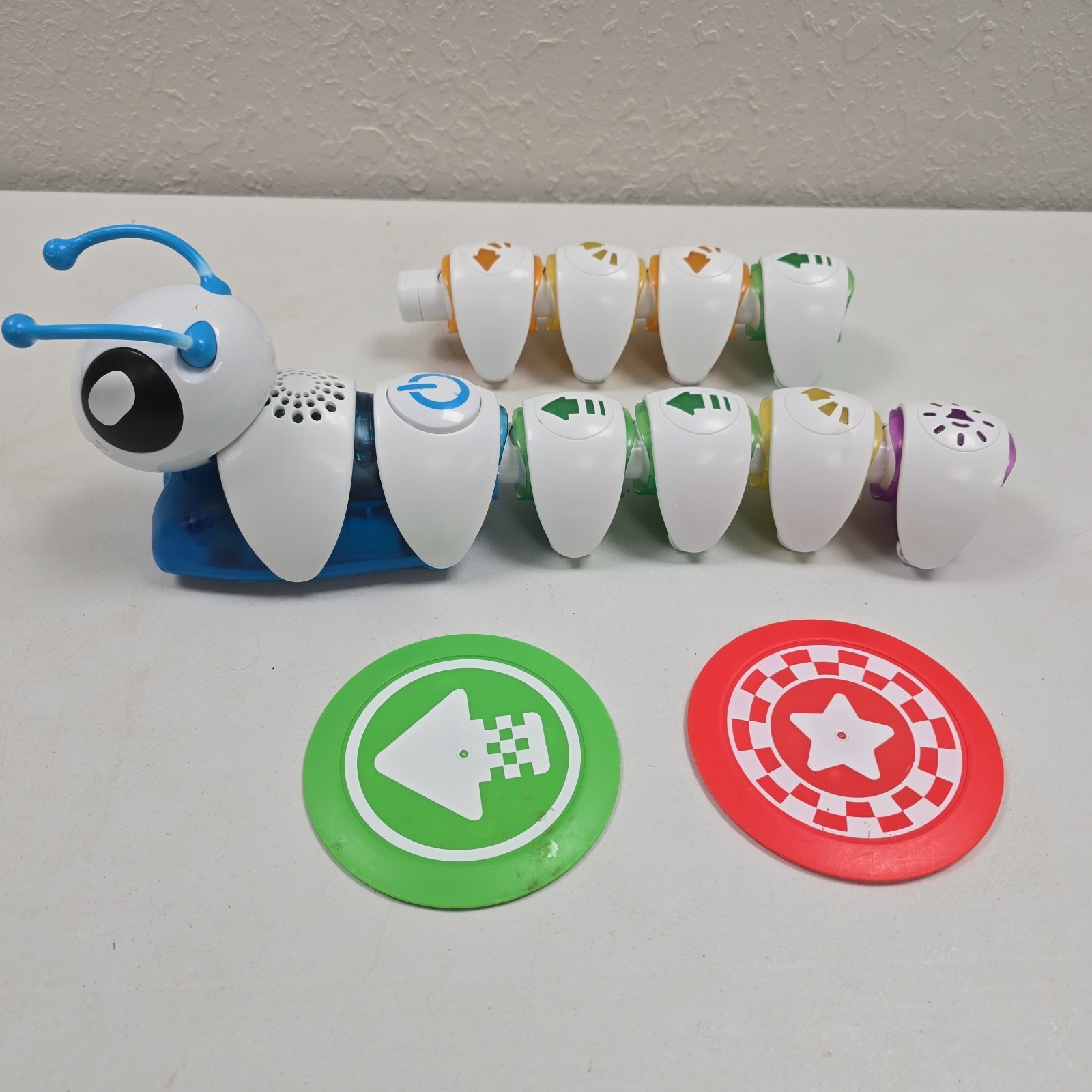 Fisher Price Think & Learn Code A Pillar Caterpillar Head & 4 Segments MUST READ