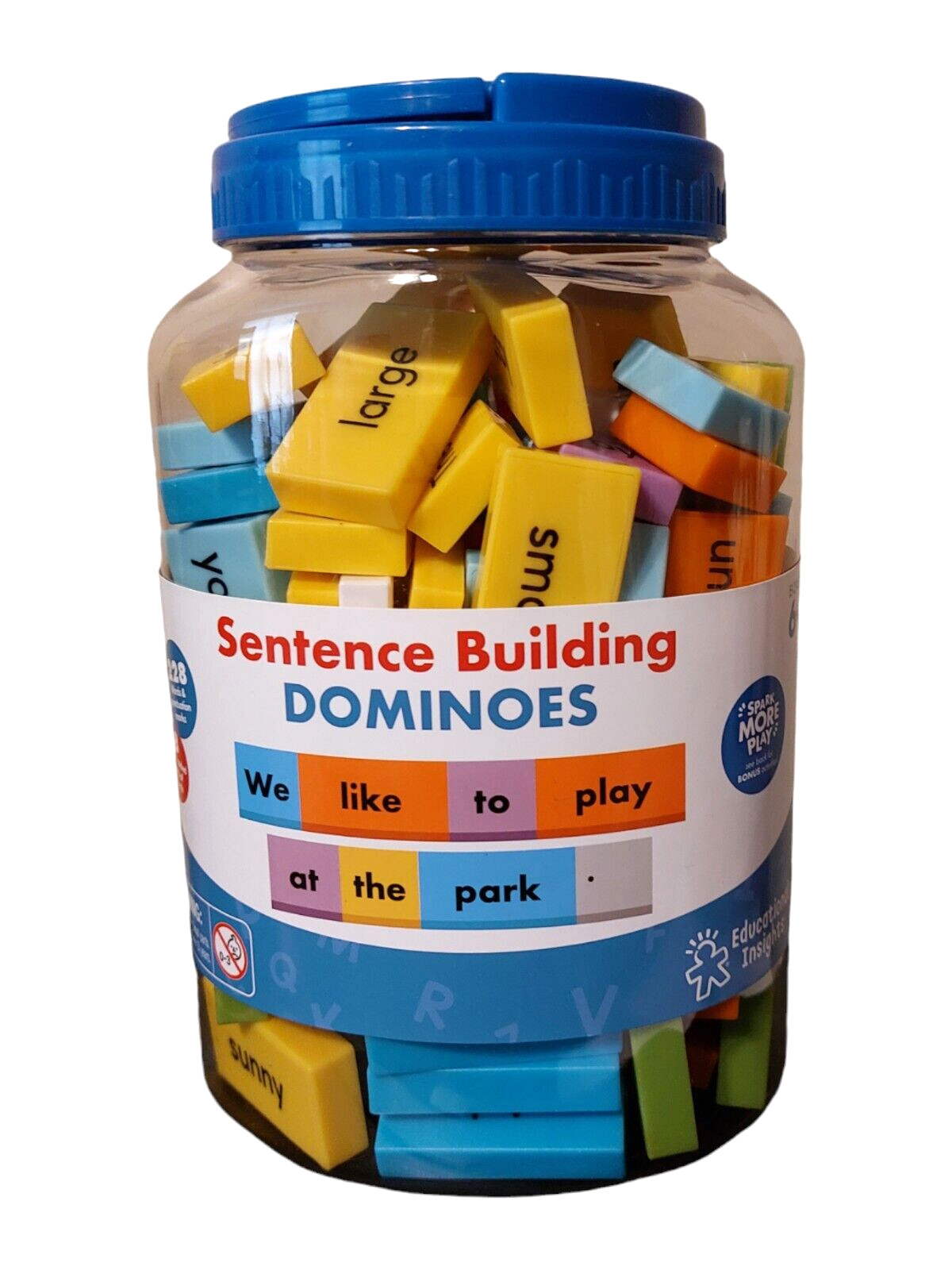Educational Insights Sentence Building Dominoes 228 Words/Punctuations & More