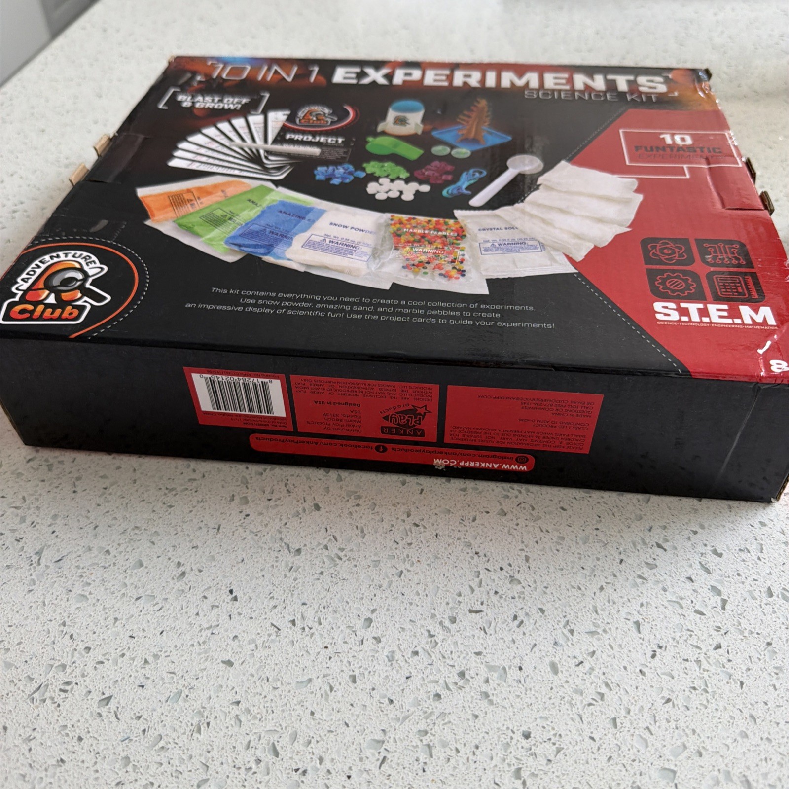 Adventure Club 10 in 1 Experiments Science Kit STEM for Ages 8-11 Years