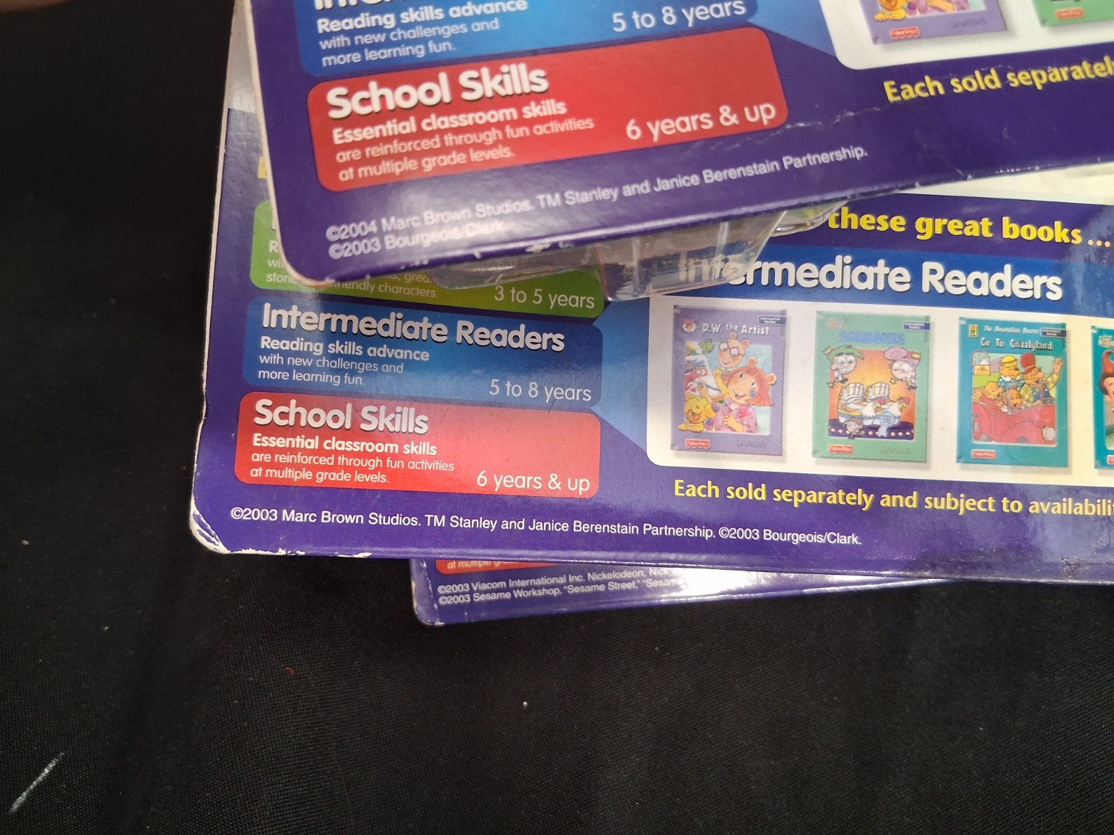 New Nickelodeon Price Power Touch Learning Books 2003-2004 Plus Others