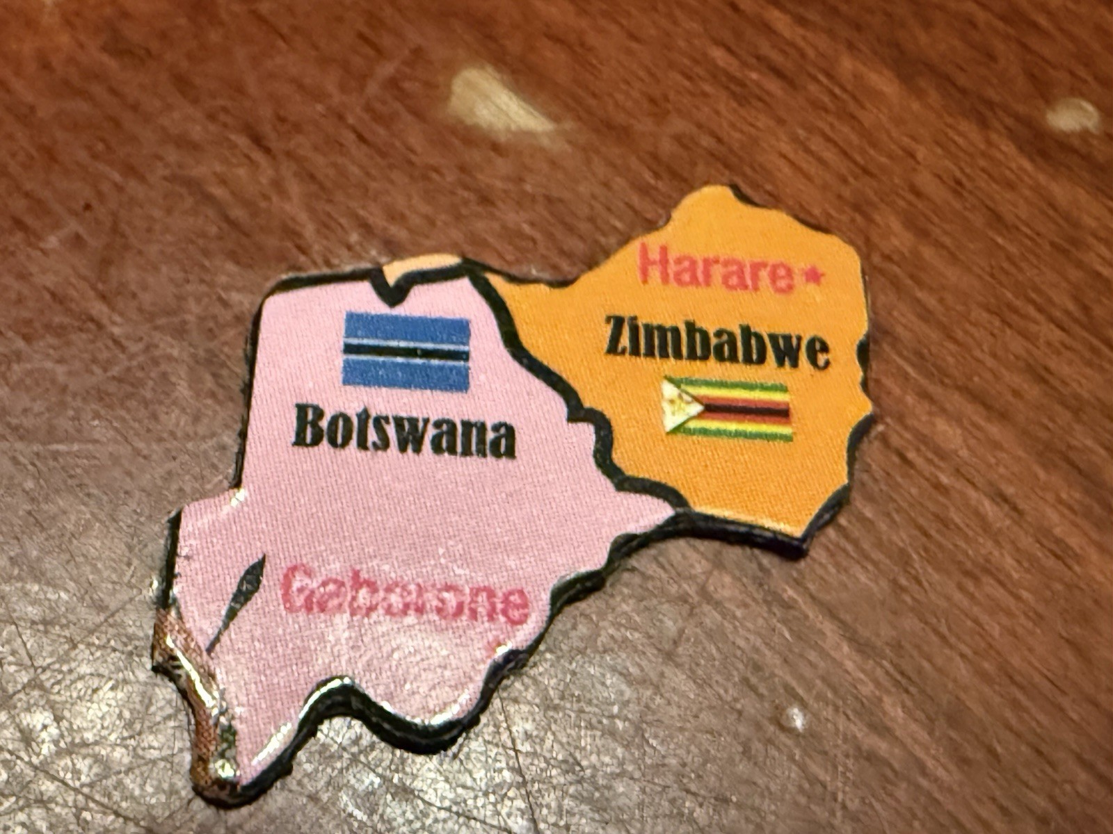 Ata-Boy Magnetic World Map Play-n-Learn Botswana