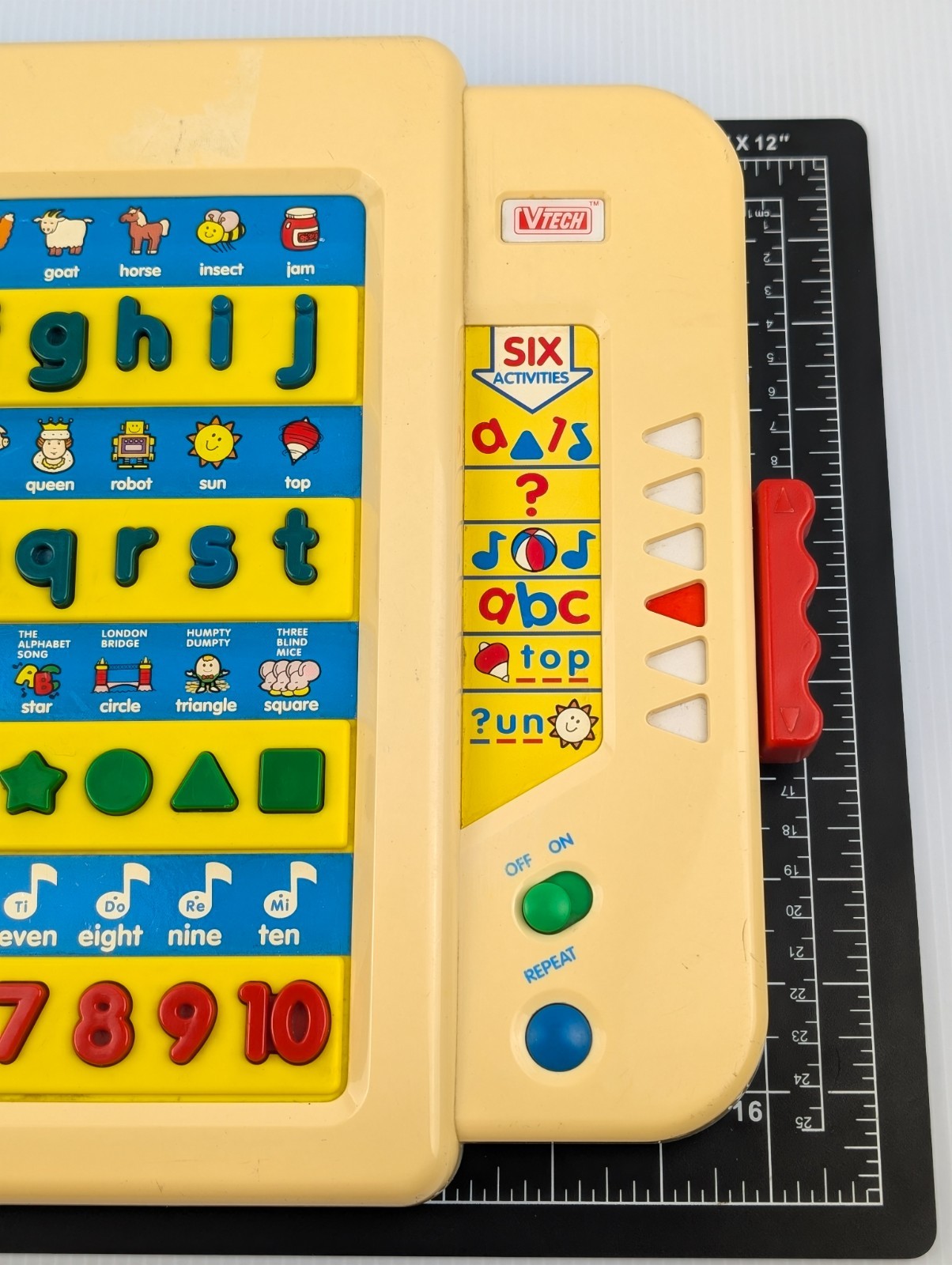 Vintage Vtech Talking Little Smart Alphabet Desk TESTED & WORKS Educational