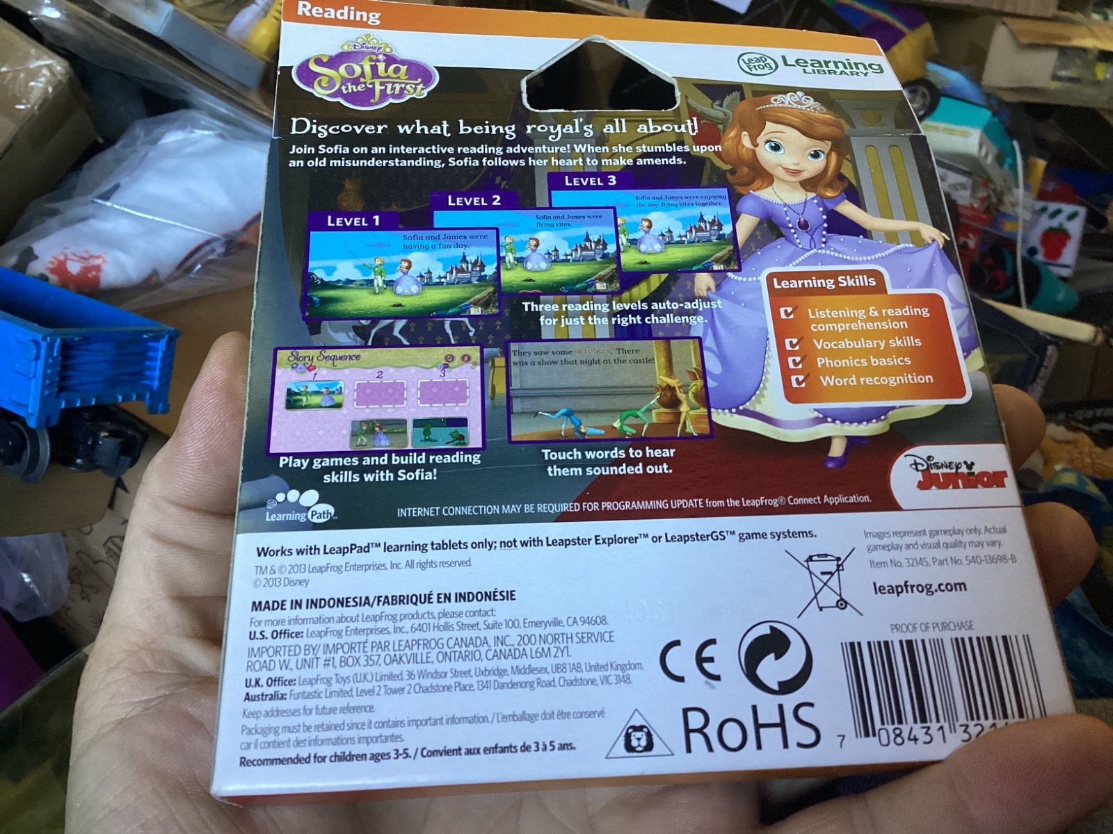 LeapFrog LeapPad Explorer Learning: Sofia the First, Leap Pad NOS STILL SEALED