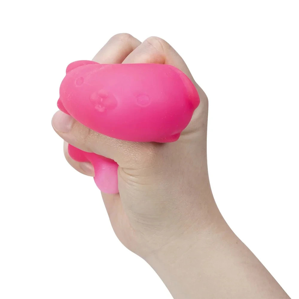 Needoh Funky Pup Pink – Squishy Stress Relief Toy Authentic Schylling Sealed
