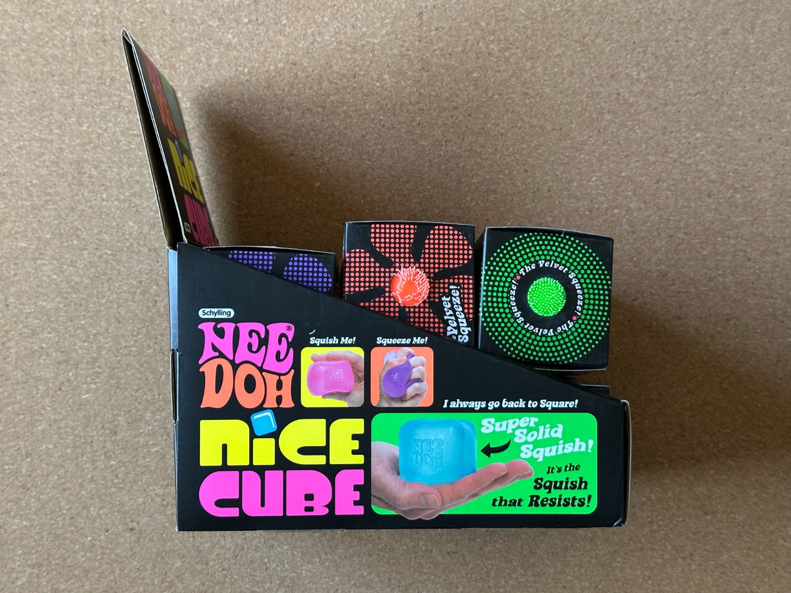 Lot of 12 – New Sealed Needoh Bundle – Fuzz Ball + Nice Cube – Fast Shipping