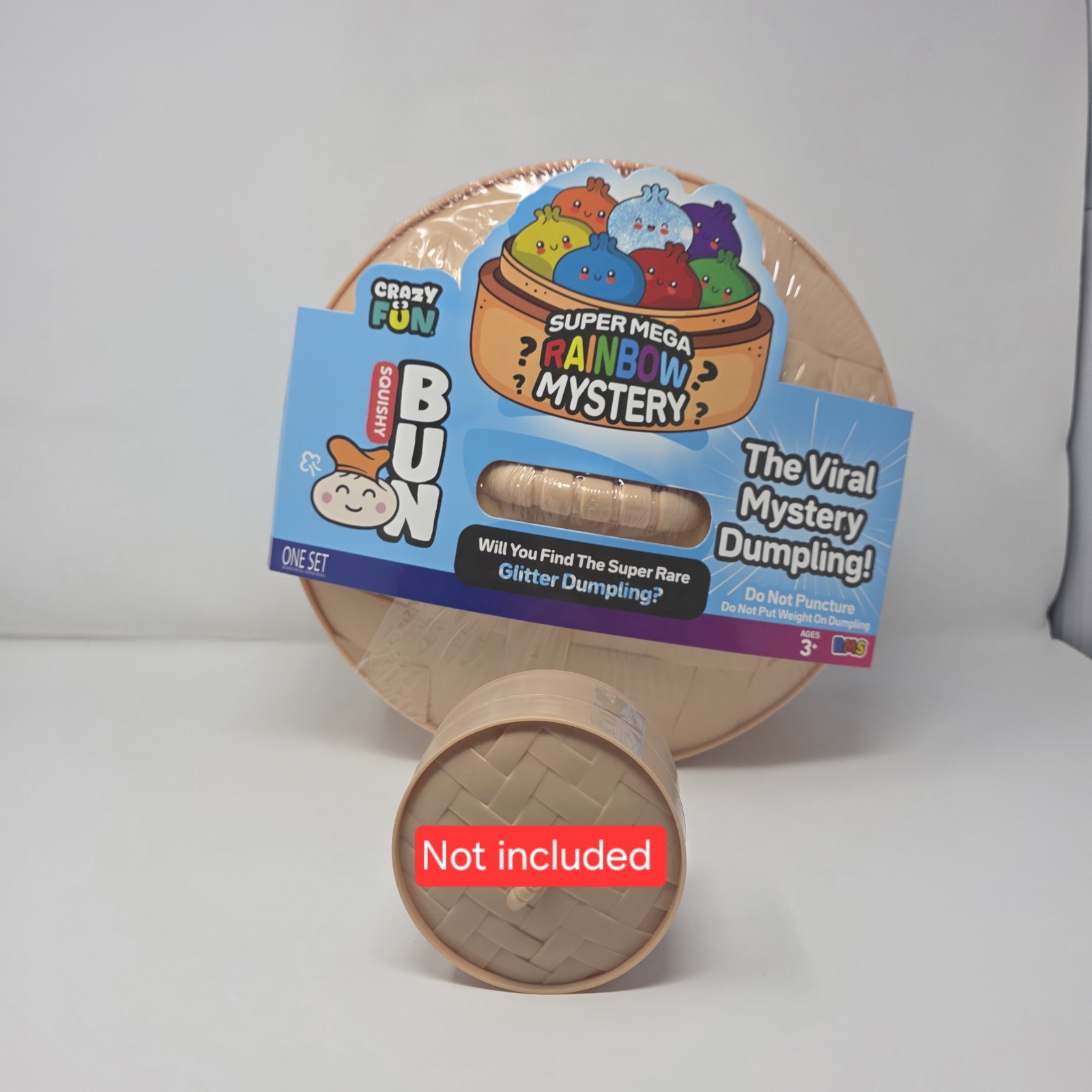 VIRAL SUPER MEGA JUMBO RainbowMystery Squishy Bun Dumpling- 8lb 12″Sealed! RMS