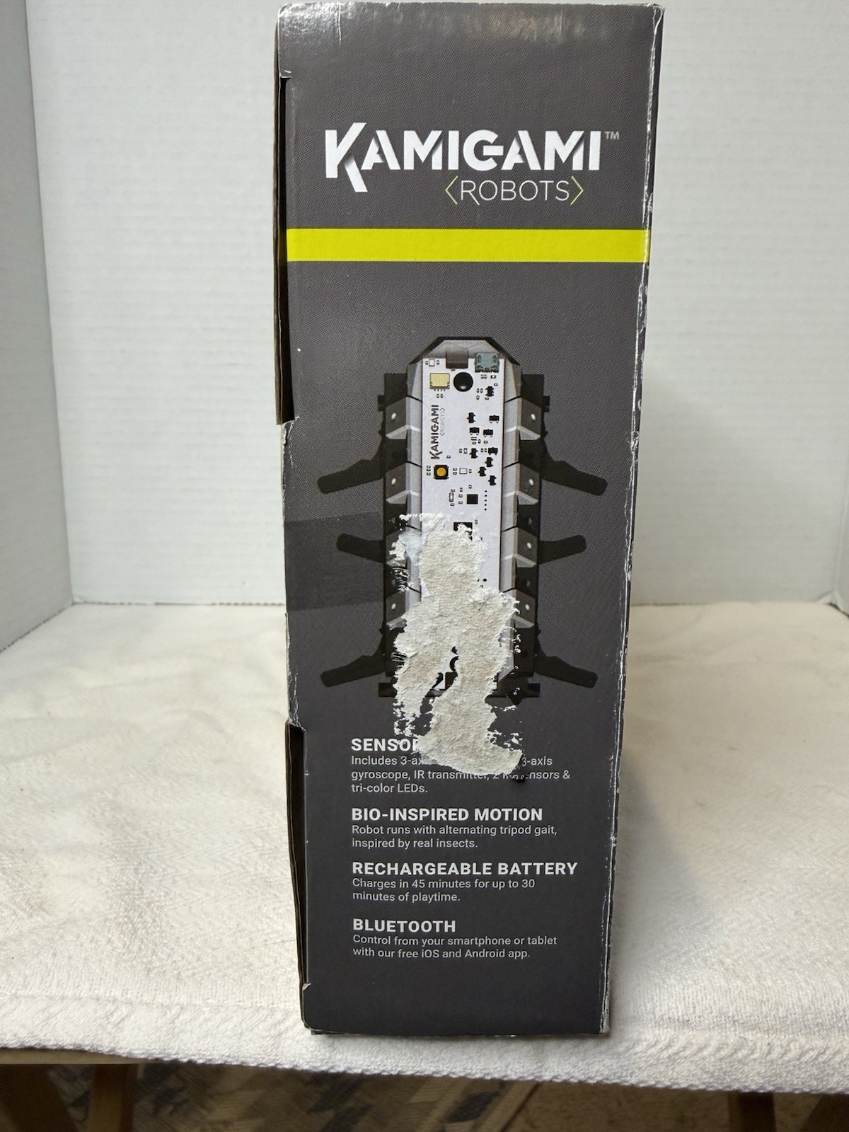 Kamigami Robots Scarrax Robotic Scorpion STEM Building Kit Open Box Unassembled