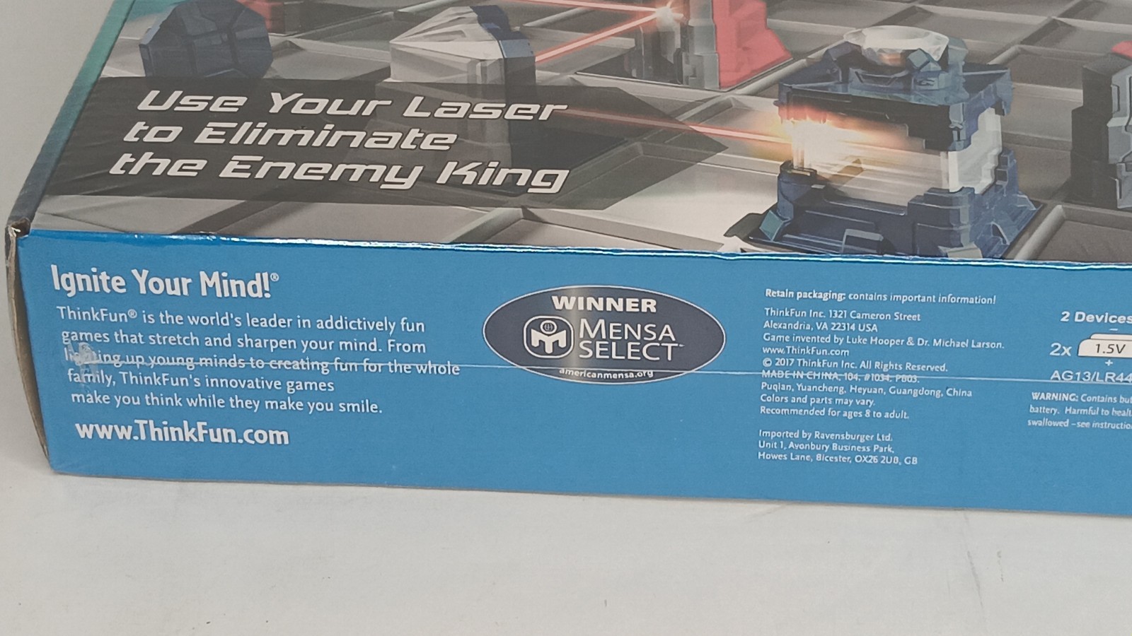ThinkFun Laser Chess Two Player Strategy Beam Game Toy Brand New Sealed
