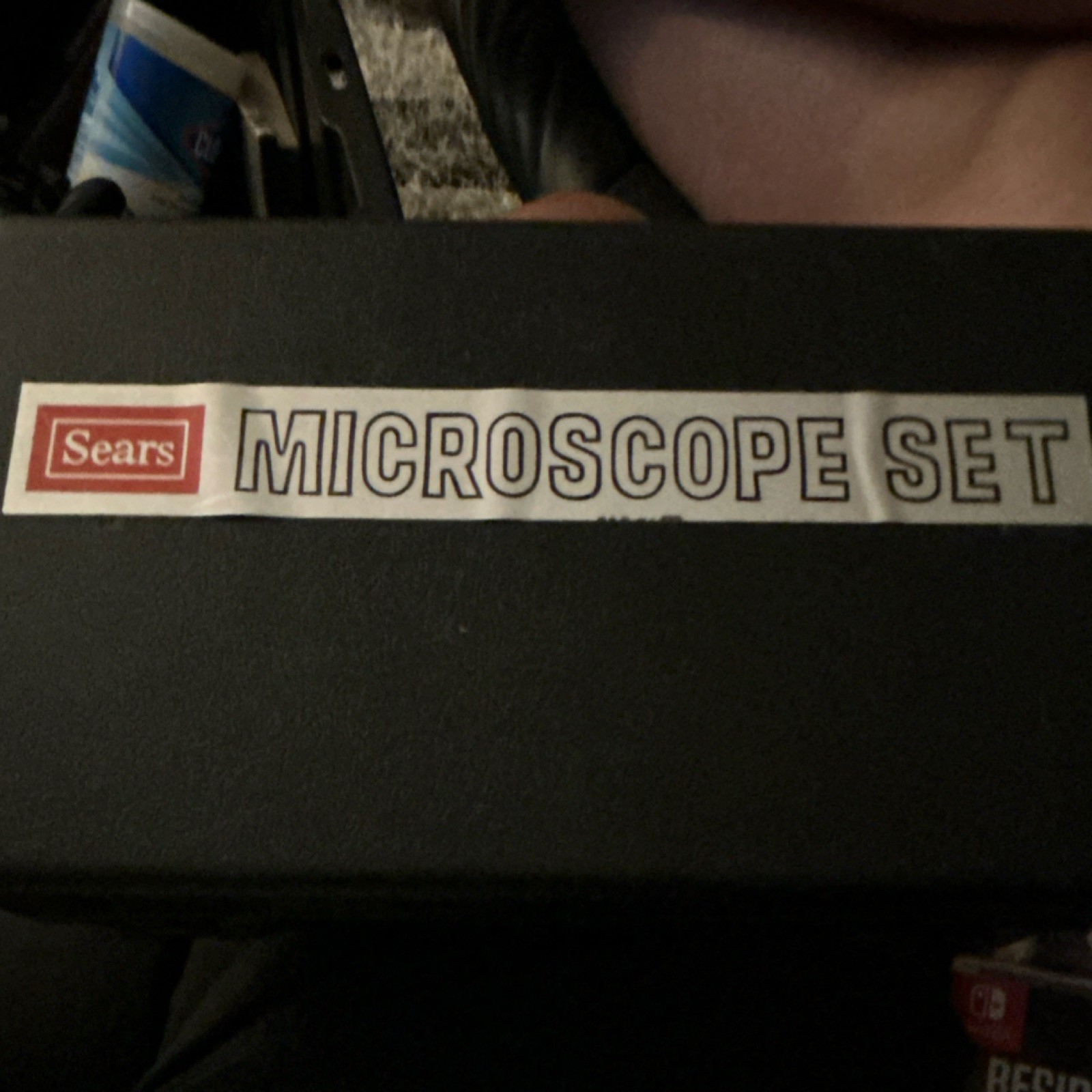 Sears Microscope Set Kit with Slides in Case, Age 8-11 12-16 17+ Years