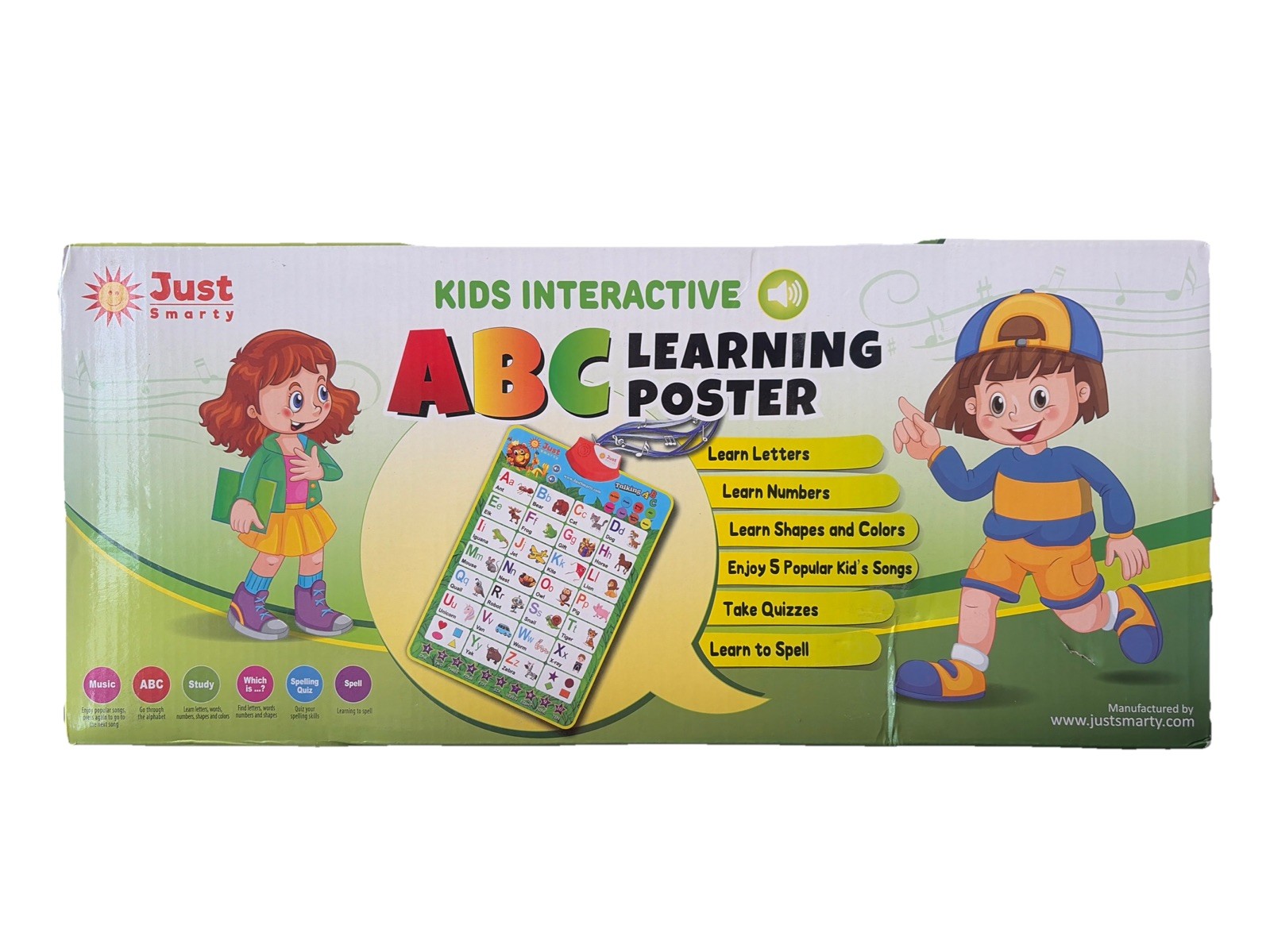 Just Smarty Interactive Learning & Education Toys 1 Count (Pack of 1), Blue