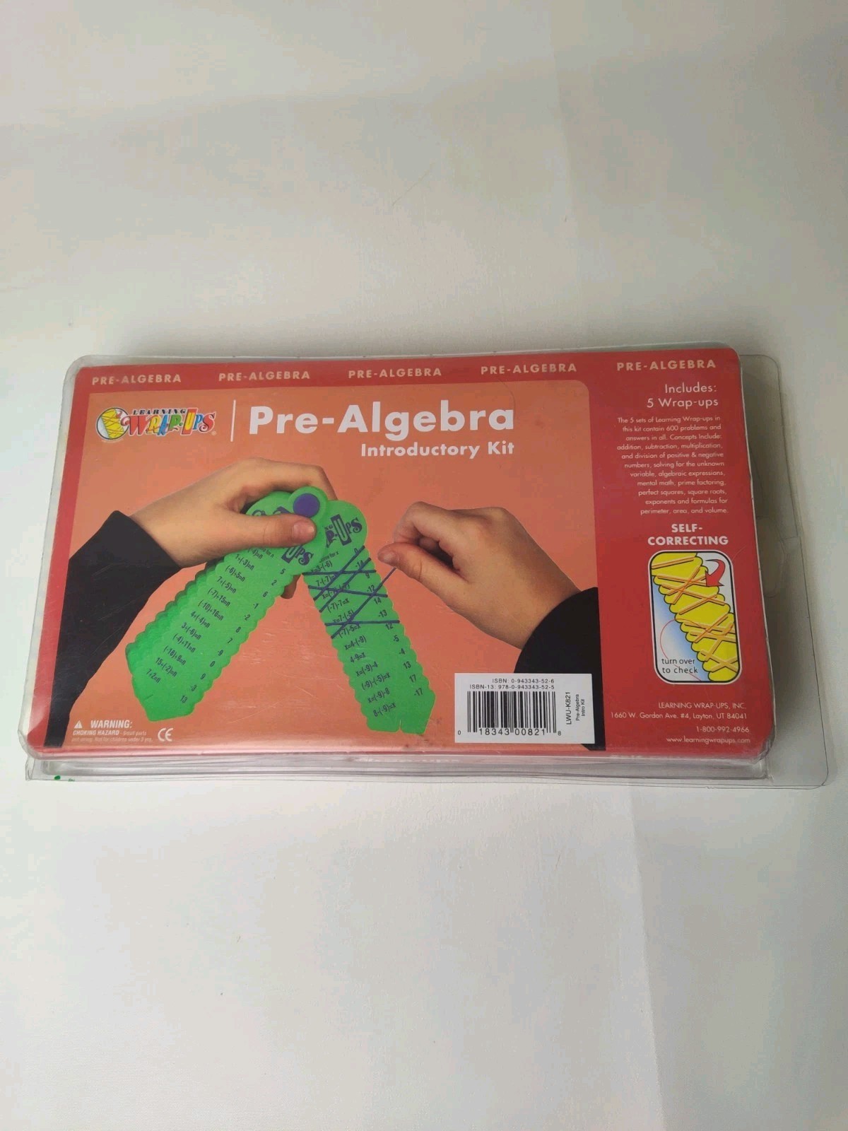 WRAP-UPS Pre-Algebra Intro Kit Set of 5 Math Learning School Hands-on Practice