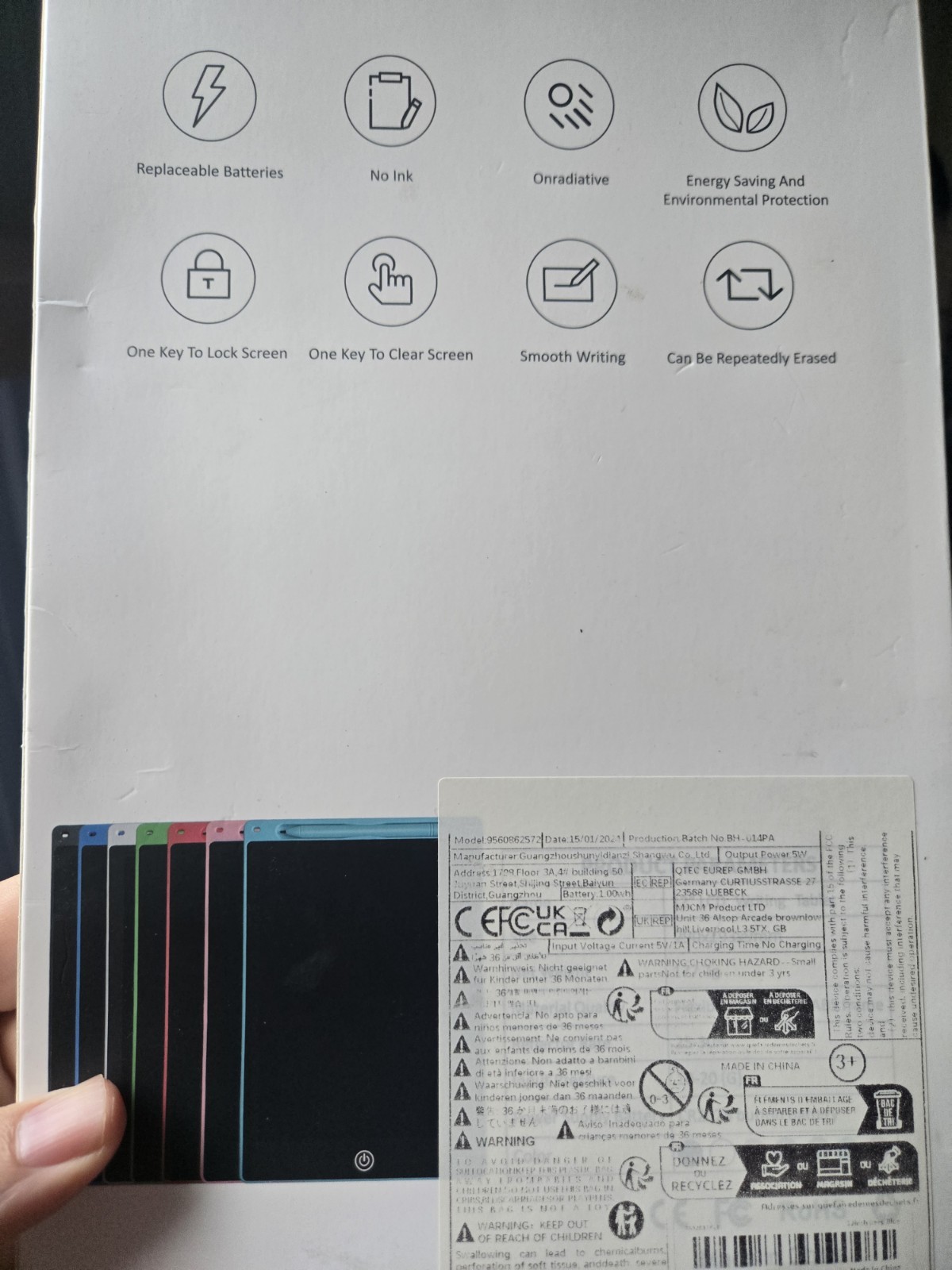 12″ LCD Writing Tablet – Paperless Handwriting Drawing Notes