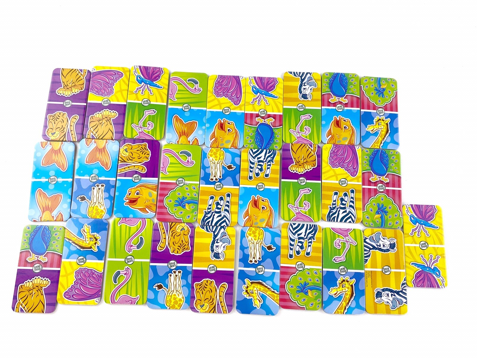 Leap Frog Animal Dominoes Sort & Match Education Toy Grade Pre-K 28 Pieces