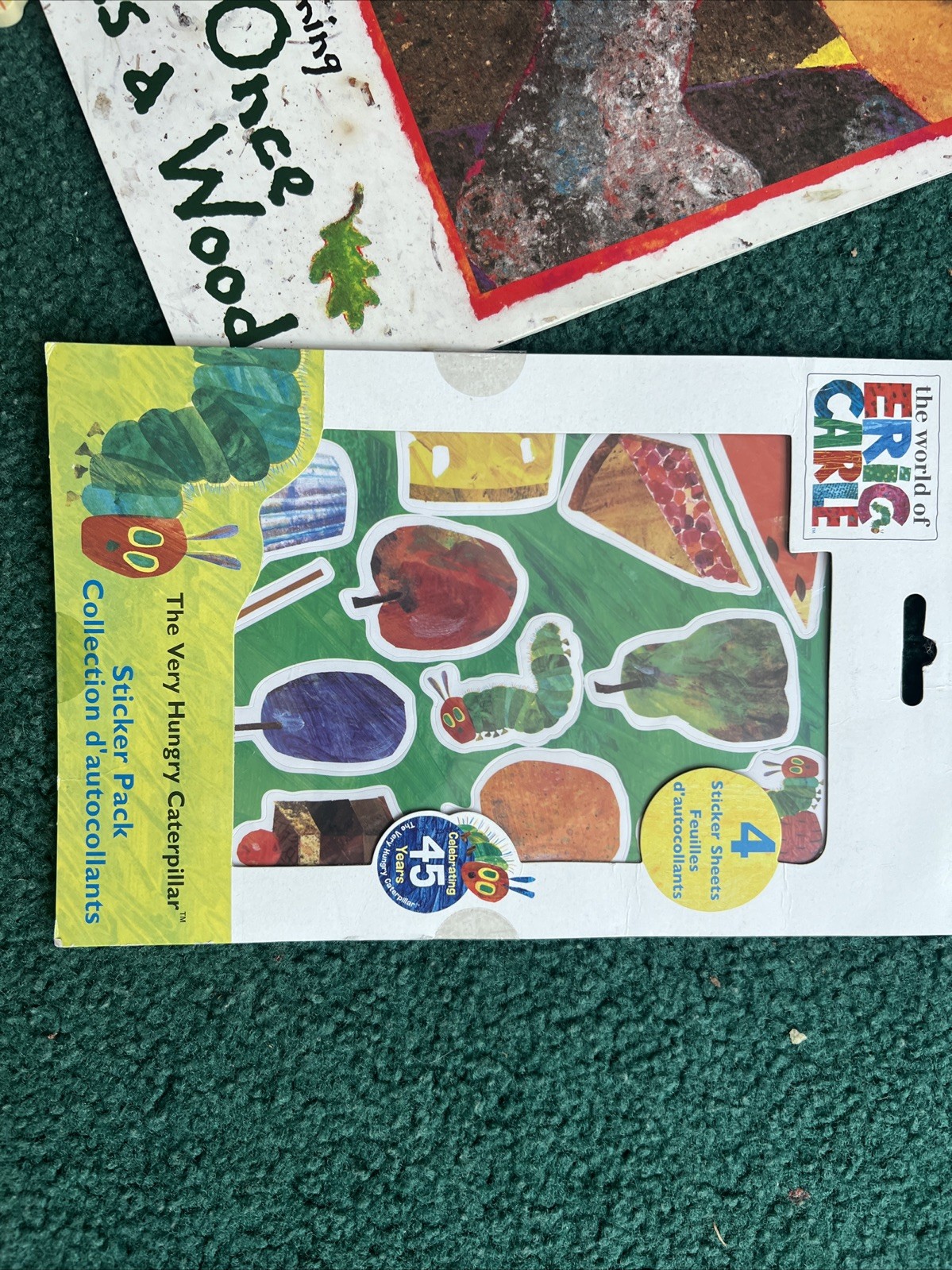 Eric Carle Unit- Books, Stickers, Counting erasers