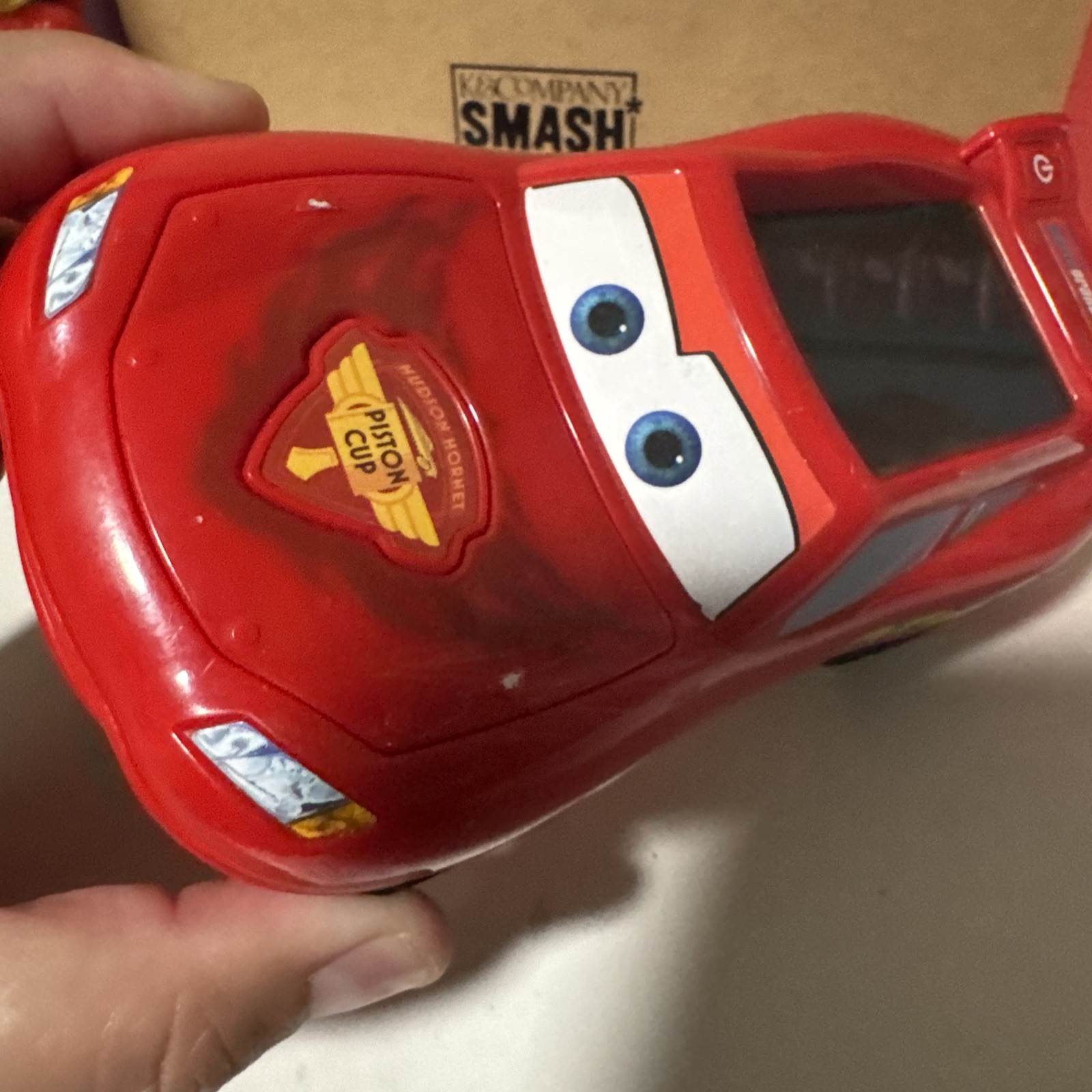 VTech Disney Pixar Cars 2 Lightning McQueen Learn & Go Handheld Console WORKS!