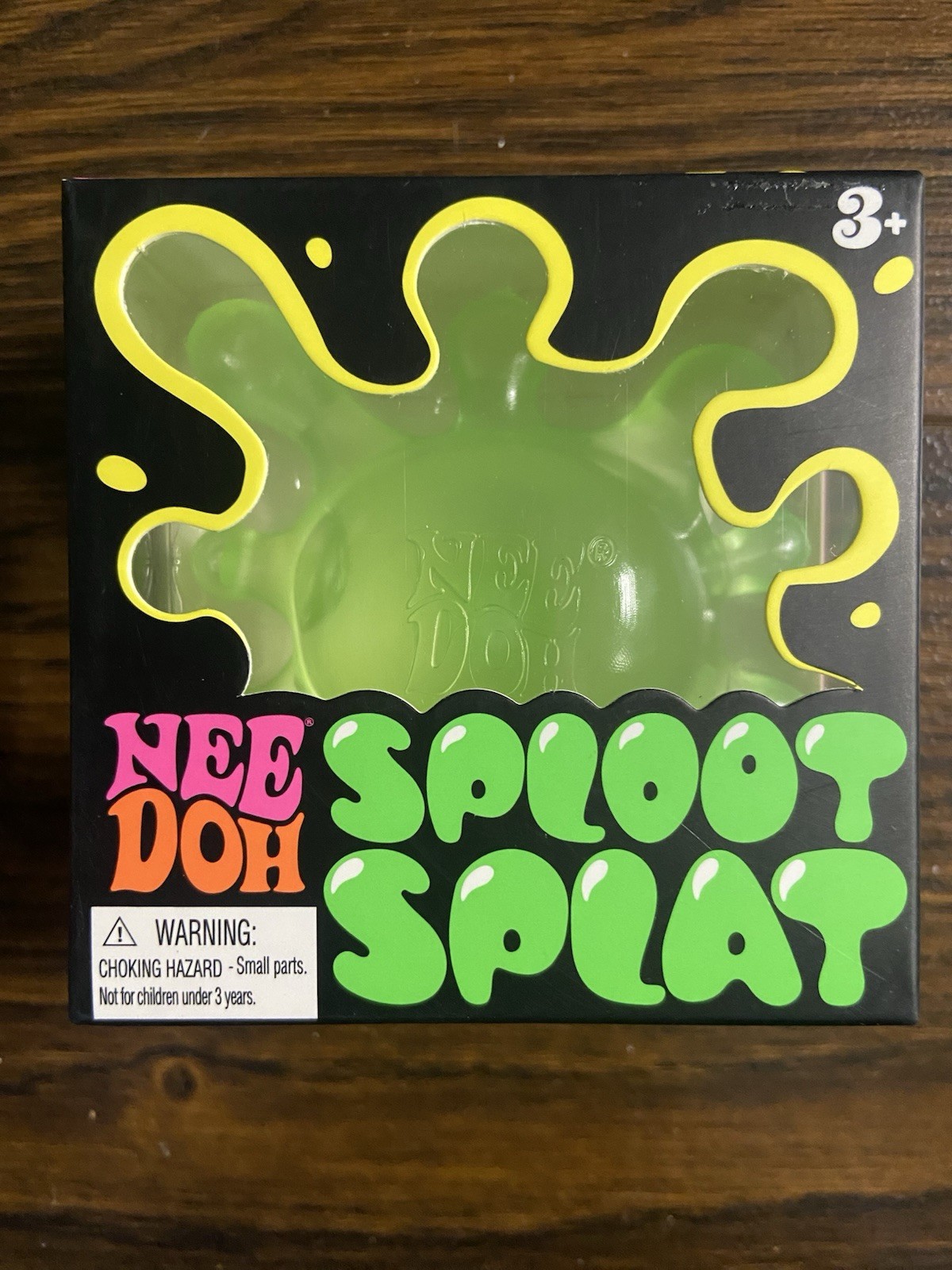 NeeDoh SPLOOT SPLAT, Nee Doh Splatter Fidget, Nee-doh Sploot Splat Squishy GREEN