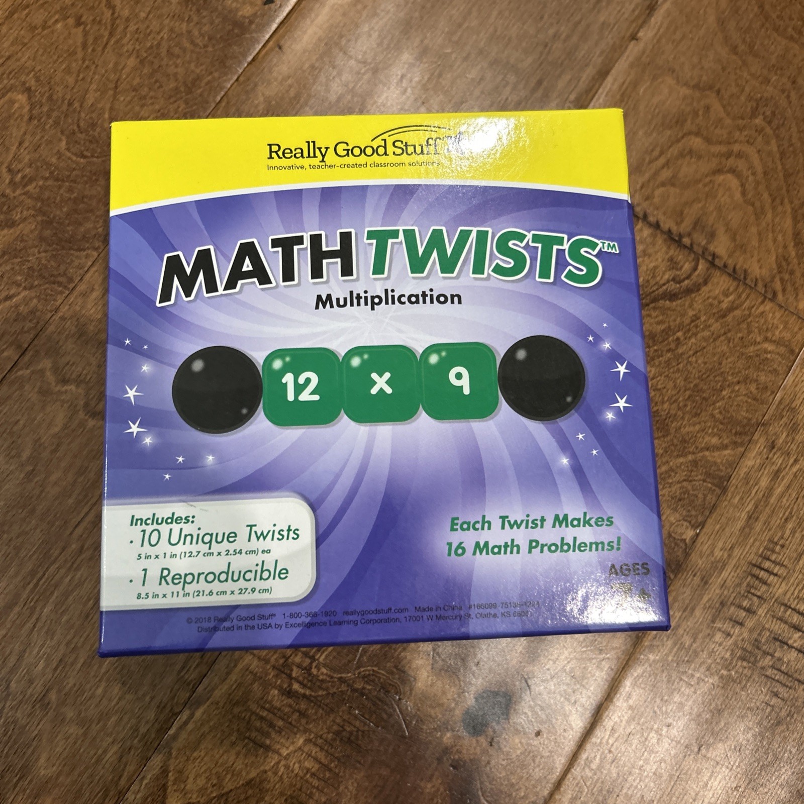 Really Good Stuff Math Twists Multiplication