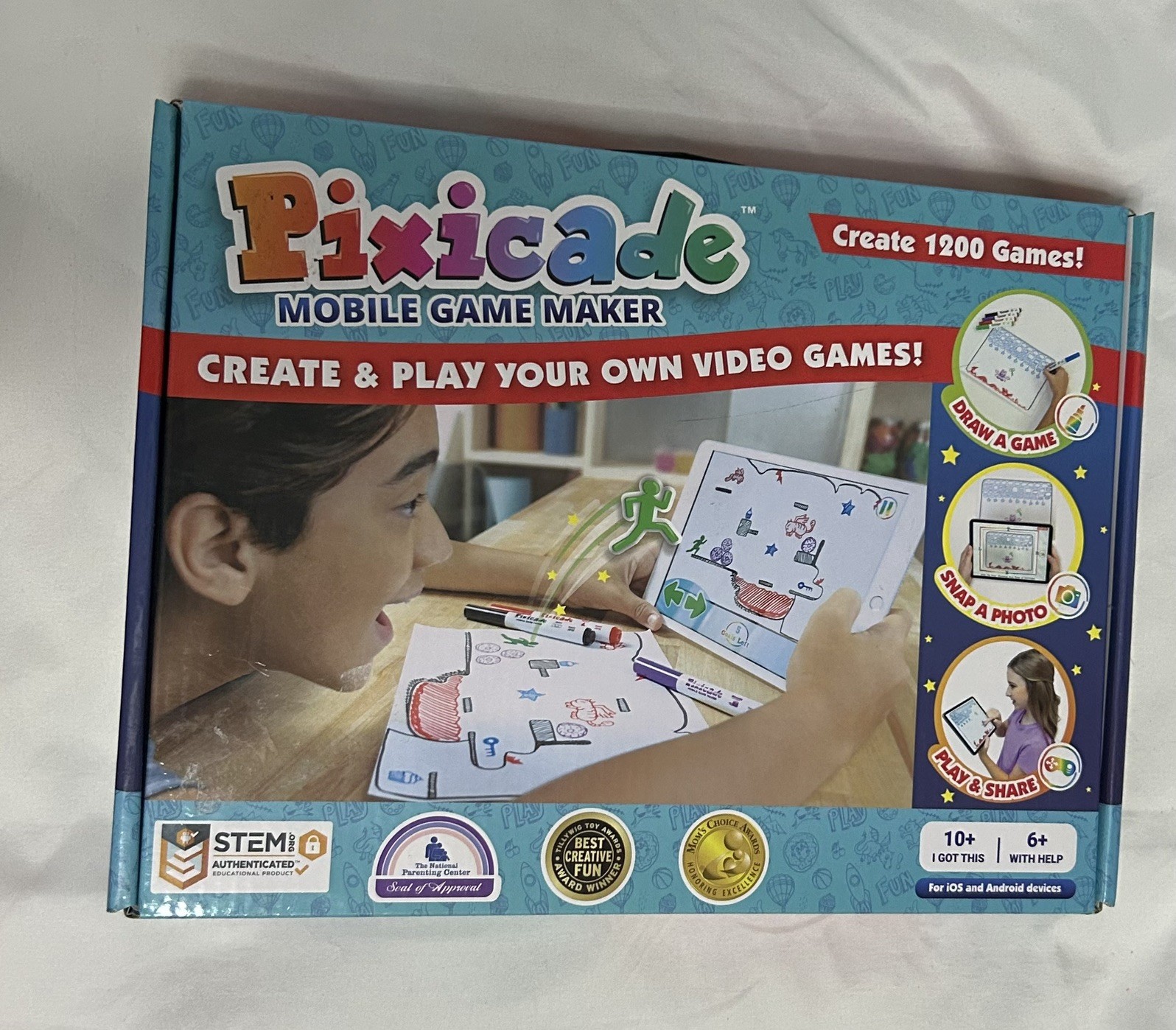 Gift Pixicade Mobile Game Maker Create Your Own Video Games STEM Toy Ages 6+