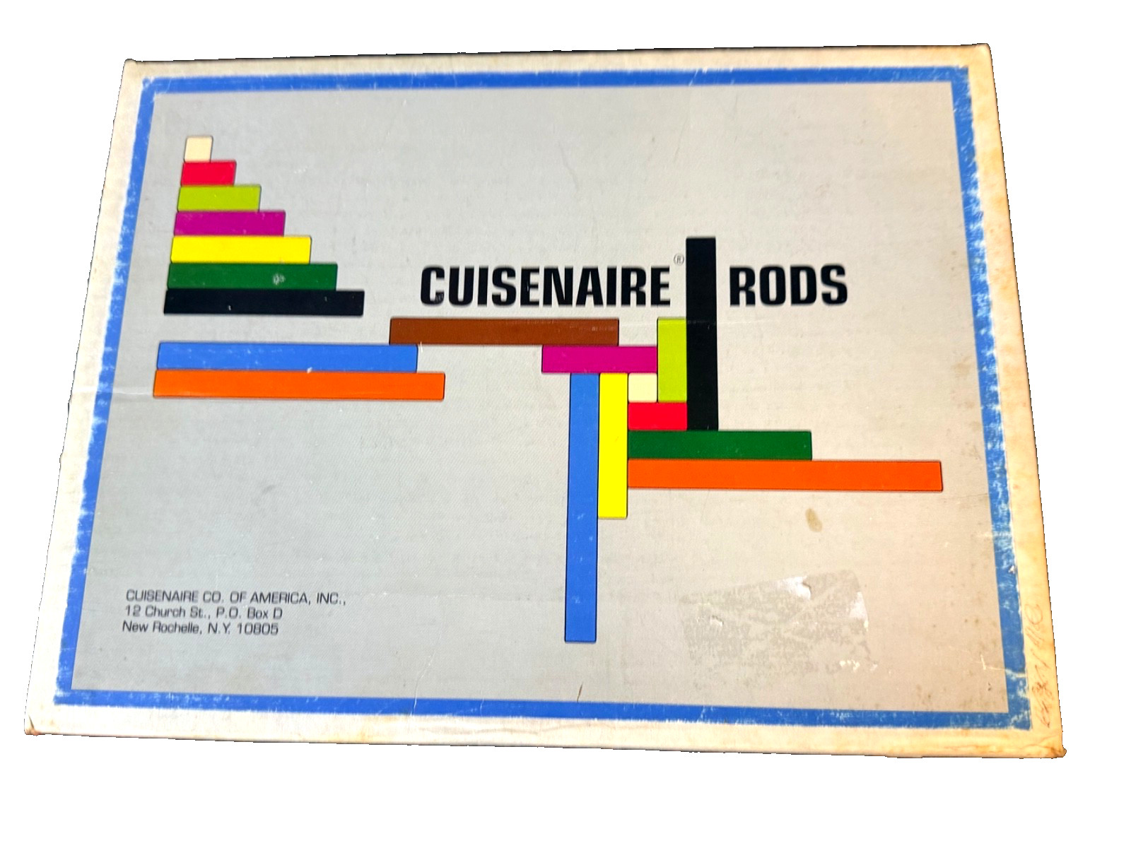 Vtg Cuisenaire Rods Math Cuisenaire Company of America Workbooks, Cards & Rods