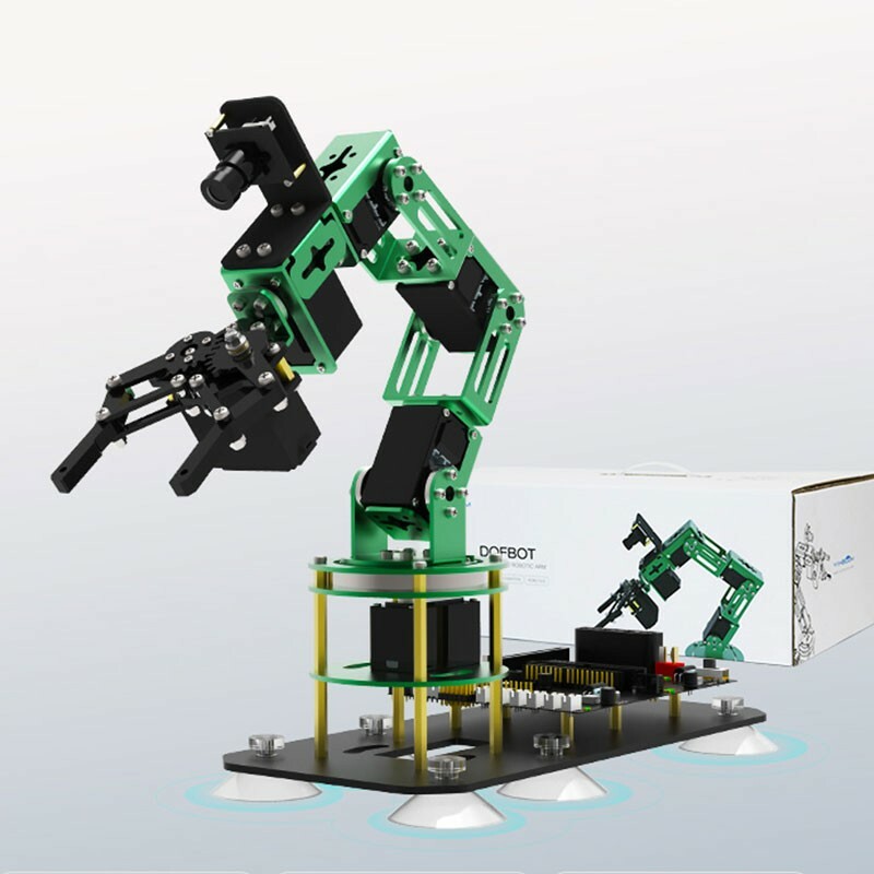 DOFBOT AI Robotic Arm 6 Axis Robot Arm w/ ROS Mainboard For JETSON NANO 4GB B01