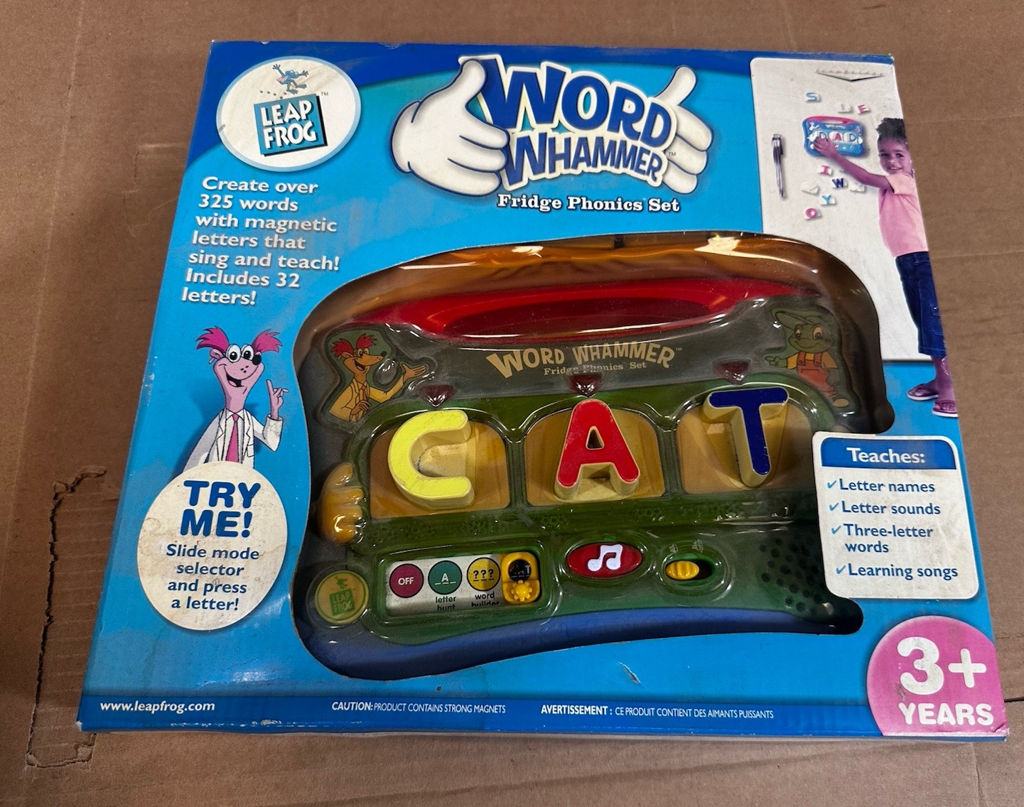New LeapFrog Word Whammer Fridge Phonics Set Magnetic Letters 3+ (READ)