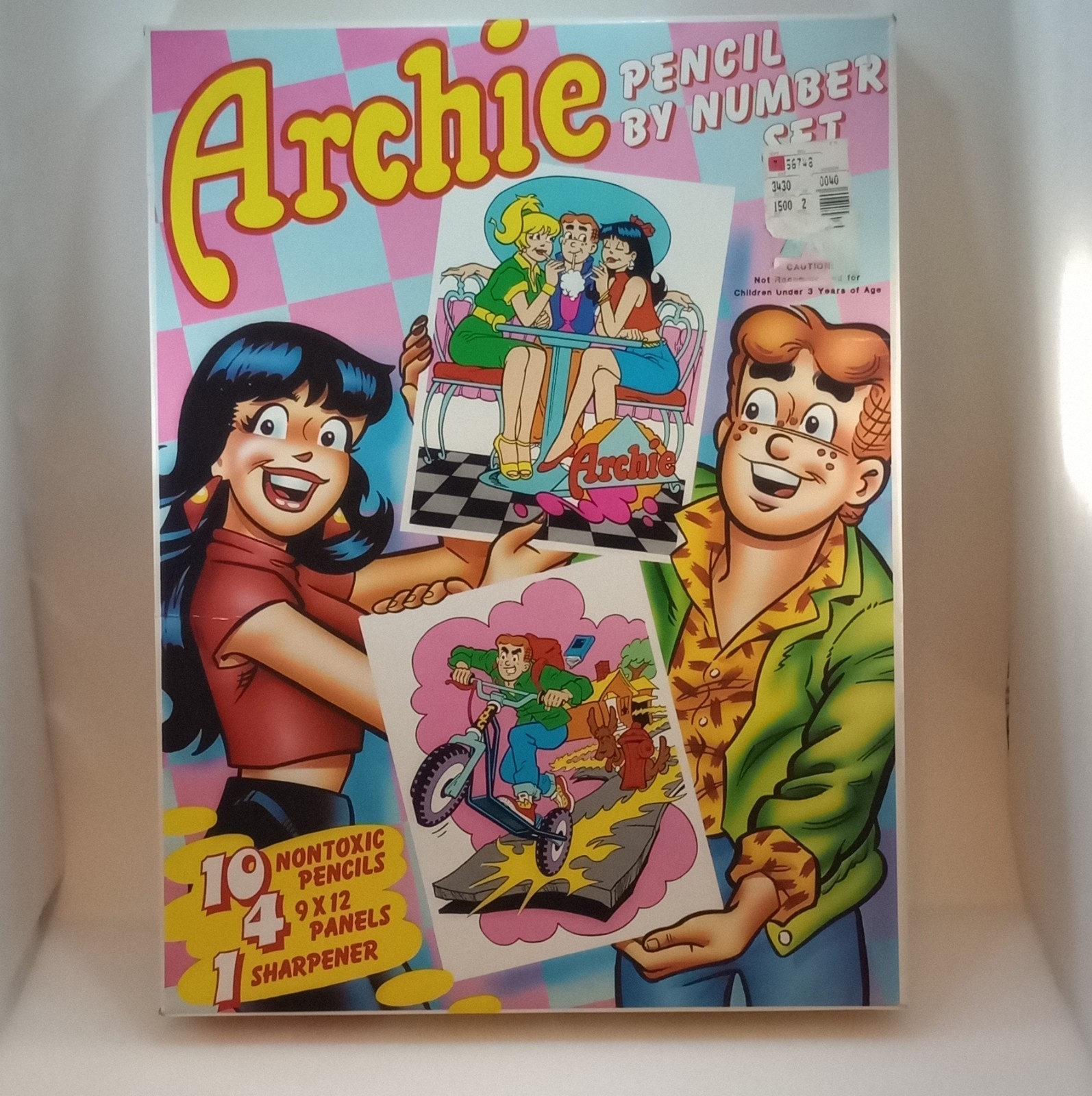 1987 Archie Comics Pencil by Number Set Complete Unused