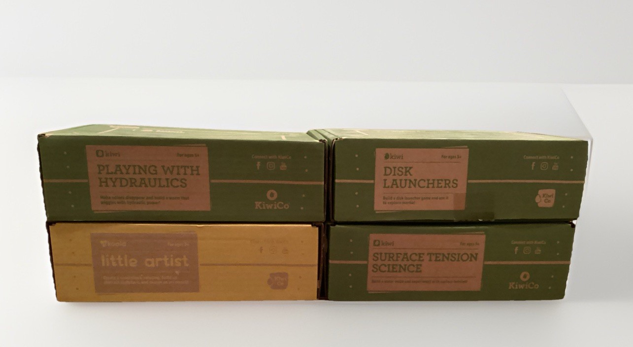Kiwi Co Crates Lot Of 4: Three Kiwi Crates And One Koala Crate