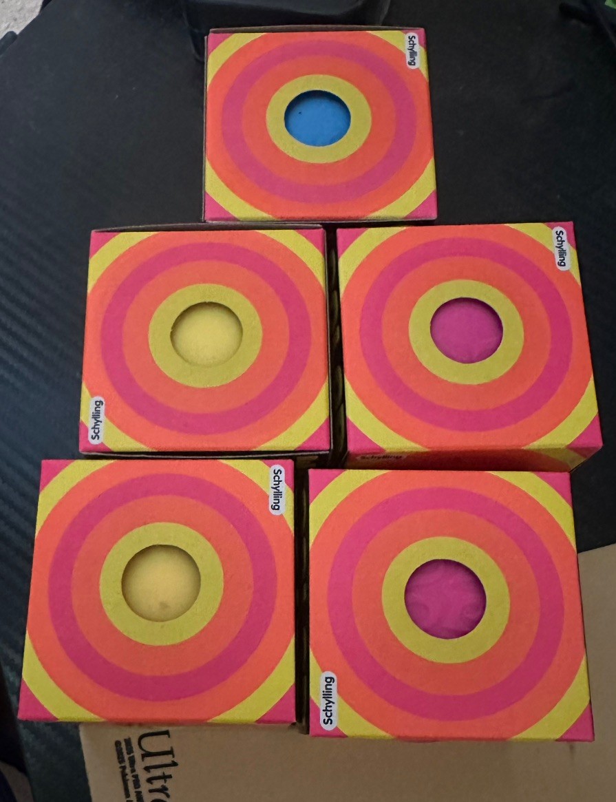 NeeDoh Color Change Yellow/Pink /Blue , Lot of 5