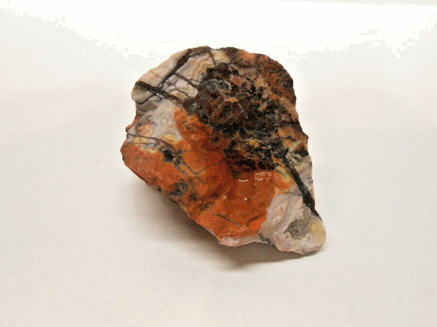 Rock Tumbler Gem Refill Kit Mexican Crazy Lace Agate Rough Mexico 8oz