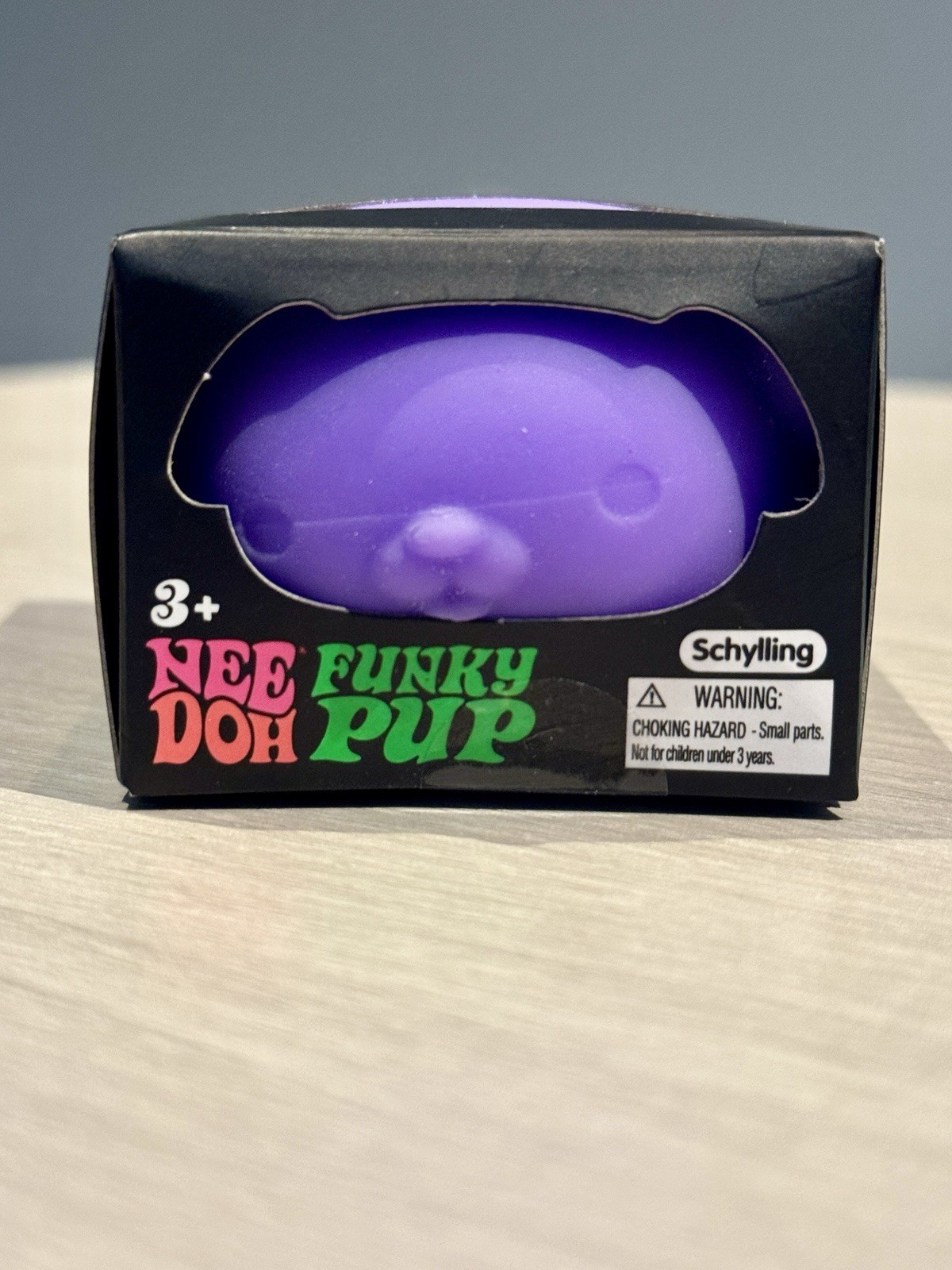 Nee Doh Funky Pup Squish Toy | Lot of 3 – 1 Pink, 1 Purple, 1 Green