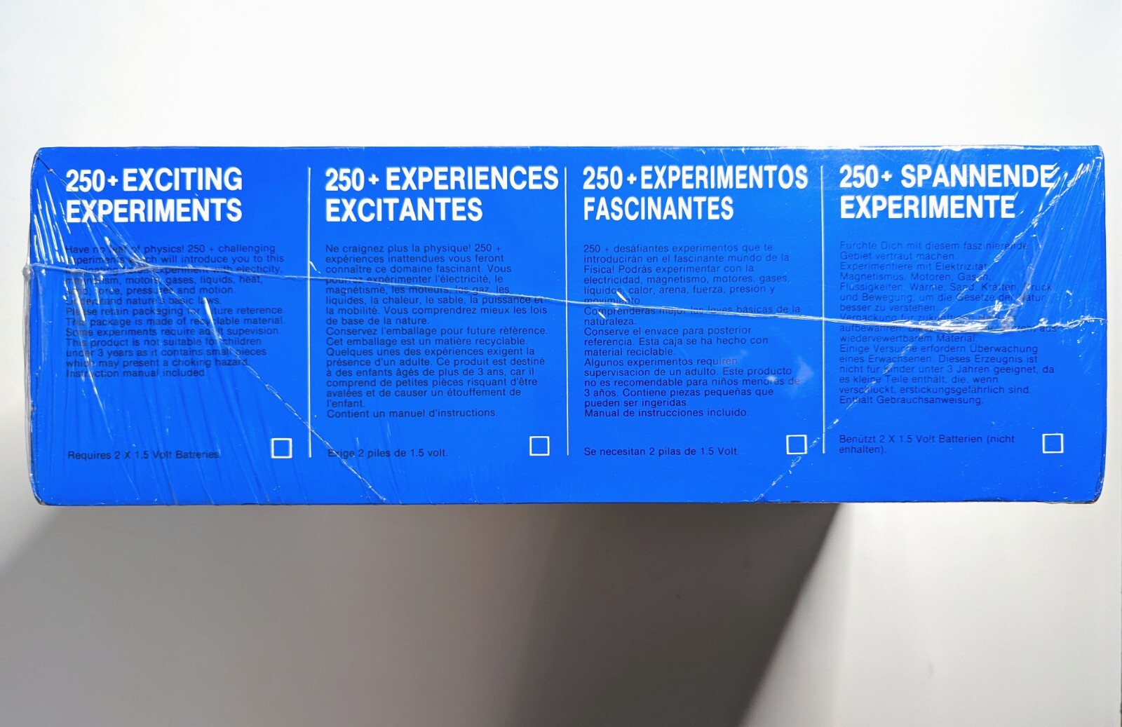 250 Experiments Power Tech Physics Learning Kit Science Vintage Homeschool 10+