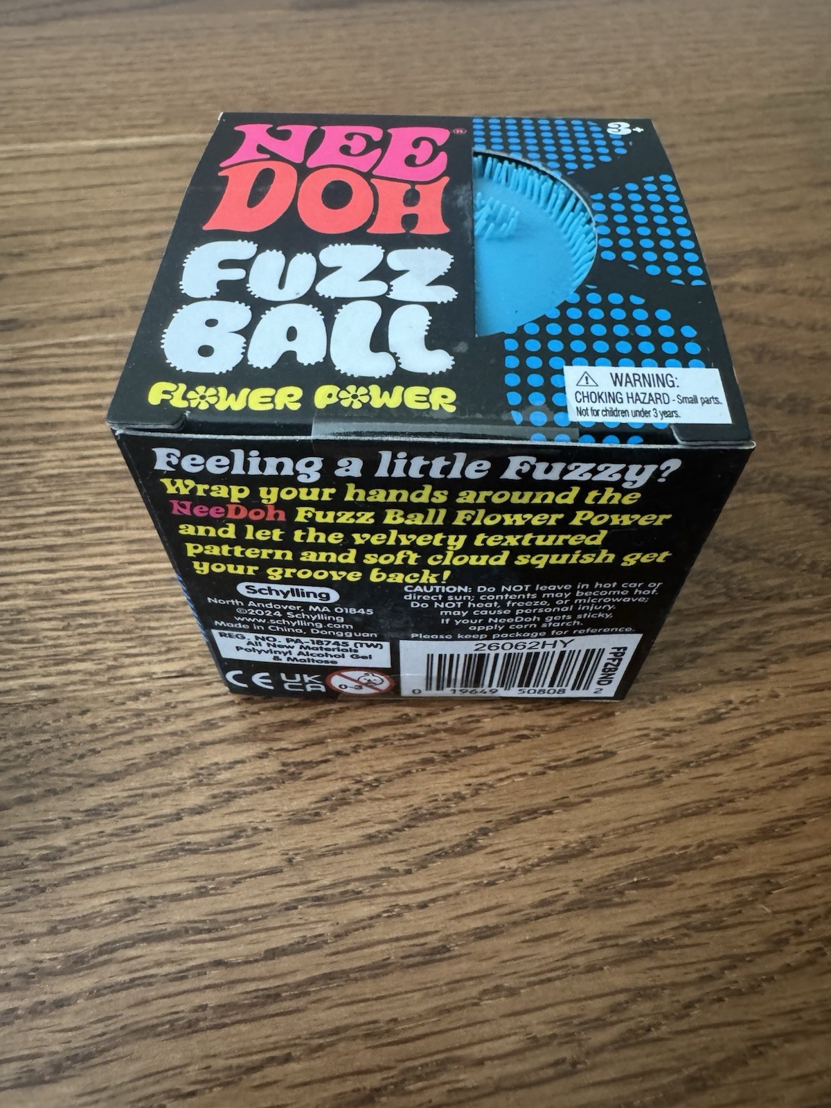 Nee Doh Fuzz Ball Nice Ice Baby 4 pack Cubes Pink Blue Purple Sealed Authentic