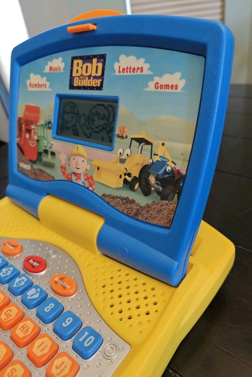 Bob the Builder & Scoop V-Tech 9″ Educational Laptop Math Letters Shapes Vtech